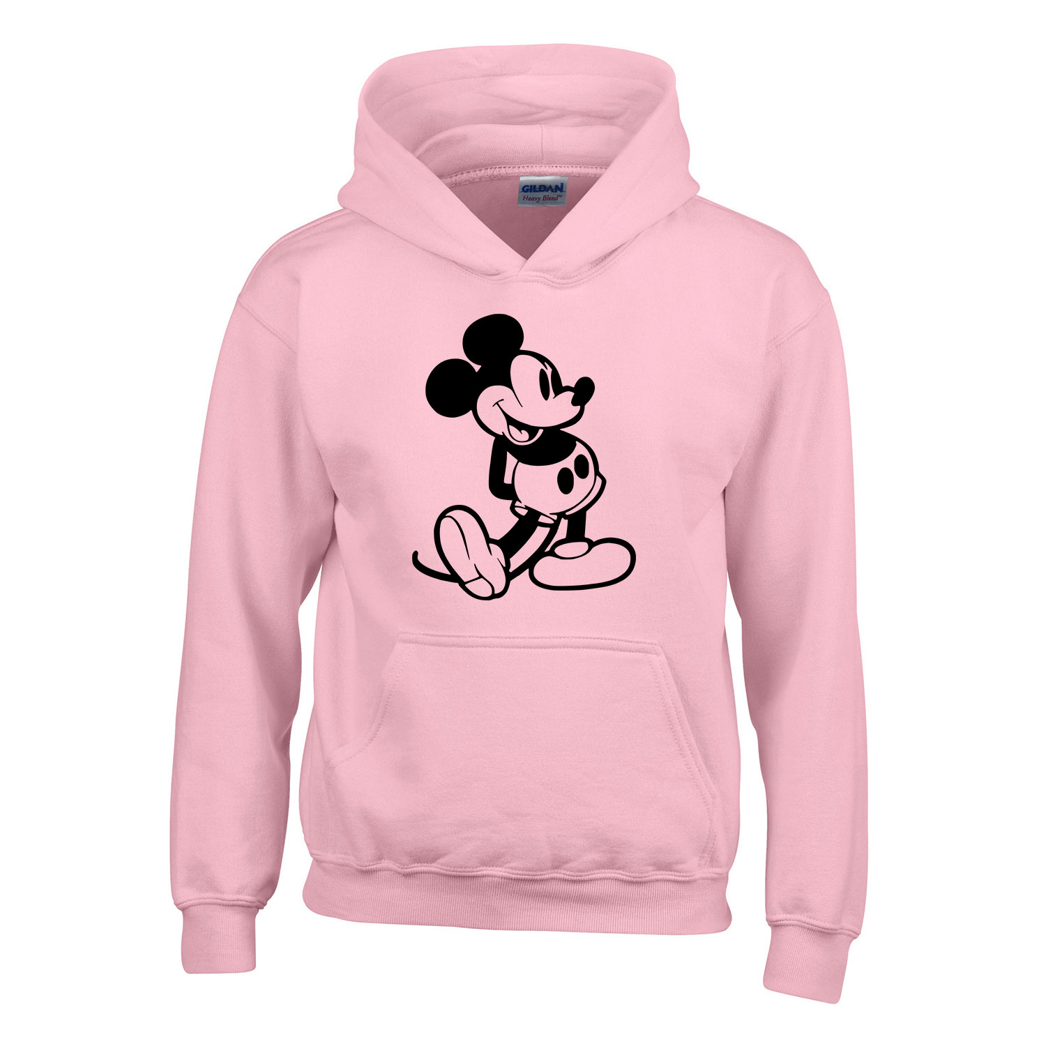 mickey egér Rózsaszín Gyerek Kapucnis Pulóver