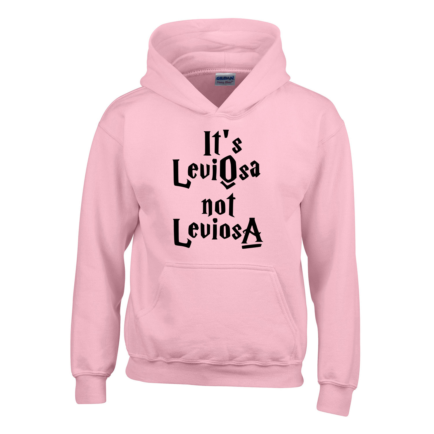 its leviosa not leviosa wingardium leviosa Rózsaszín Gyerek Kapucnis Pulóver