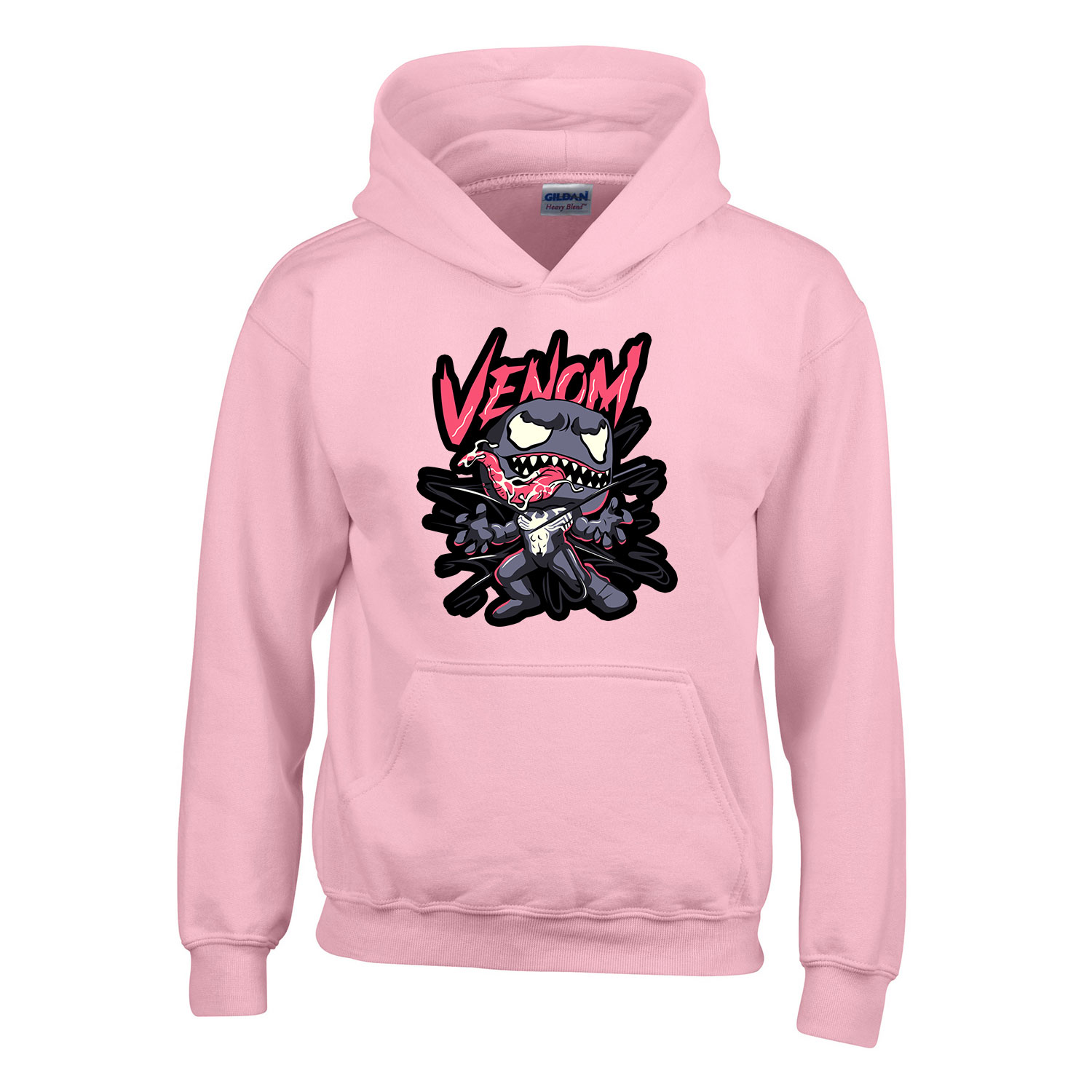 venom méreg Rózsaszín Gyerek Kapucnis Pulóver