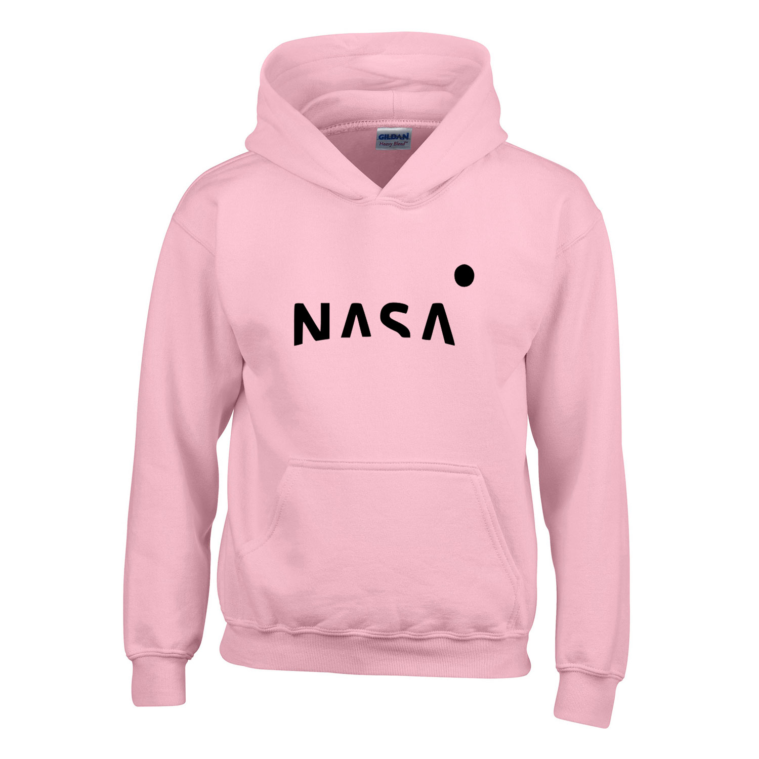 nasa Rózsaszín Gyerek Kapucnis Pulóver