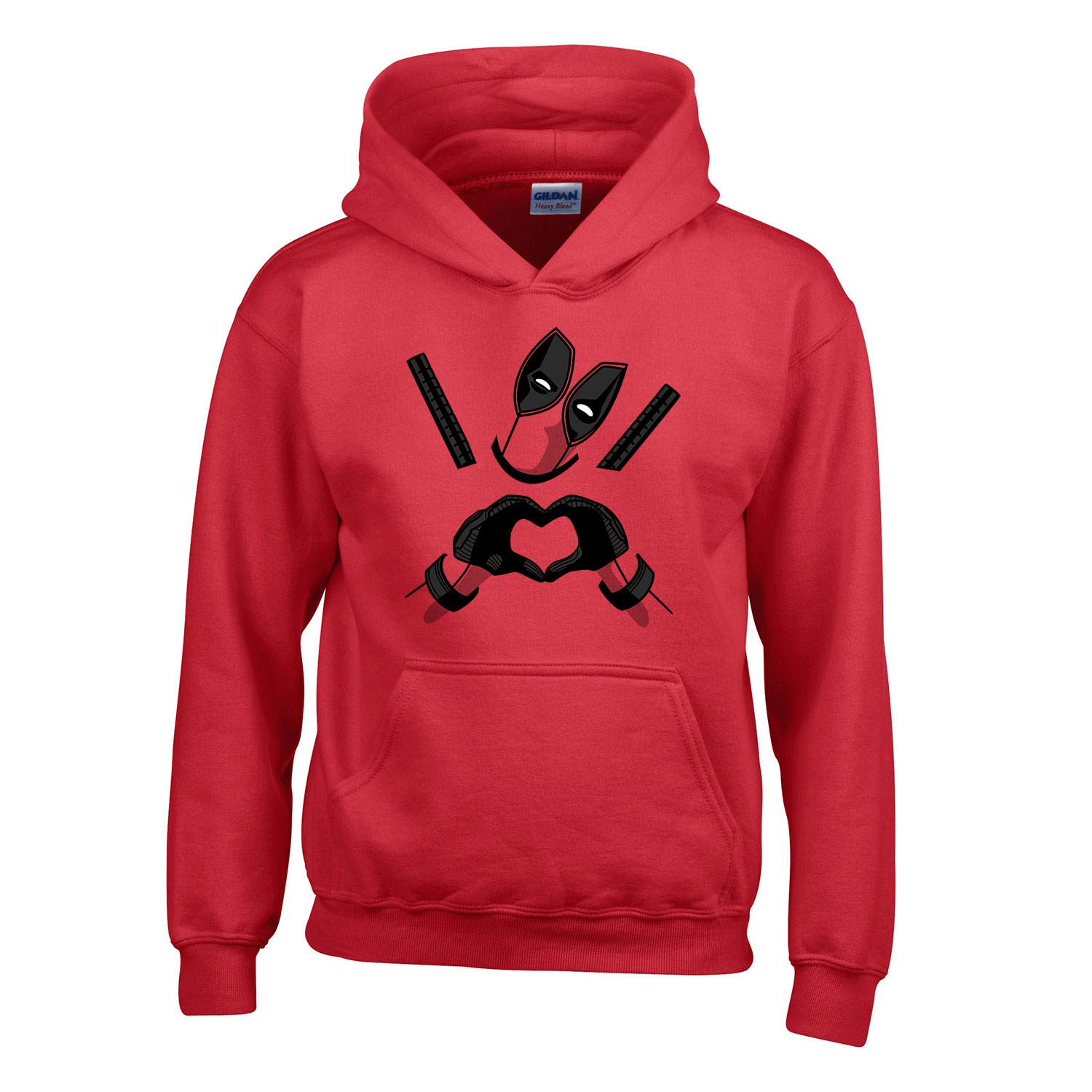 Deadpool Piros Gyerek Kapucnis Pulóver