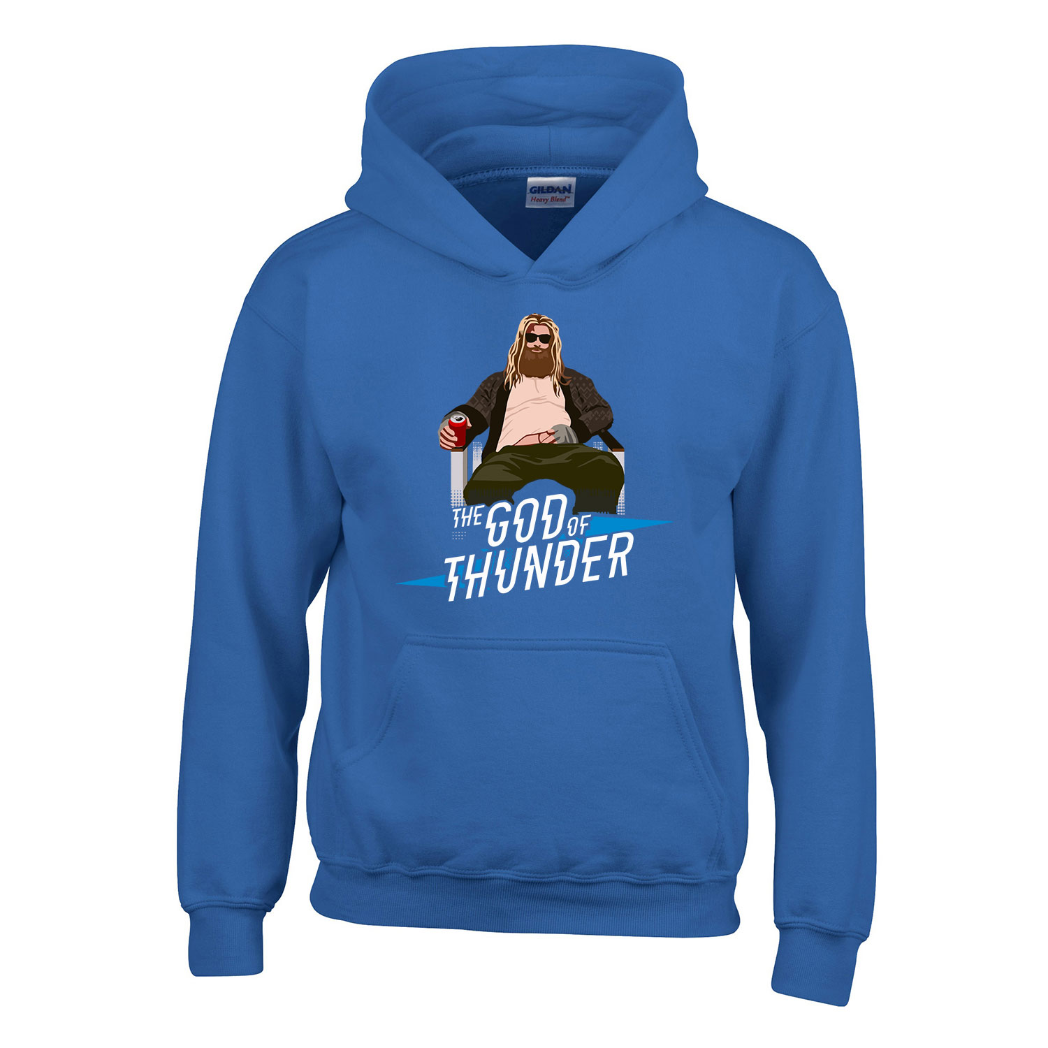 Thor Avengers Bosszúállók Kék Gyerek Kapucnis Pulóver