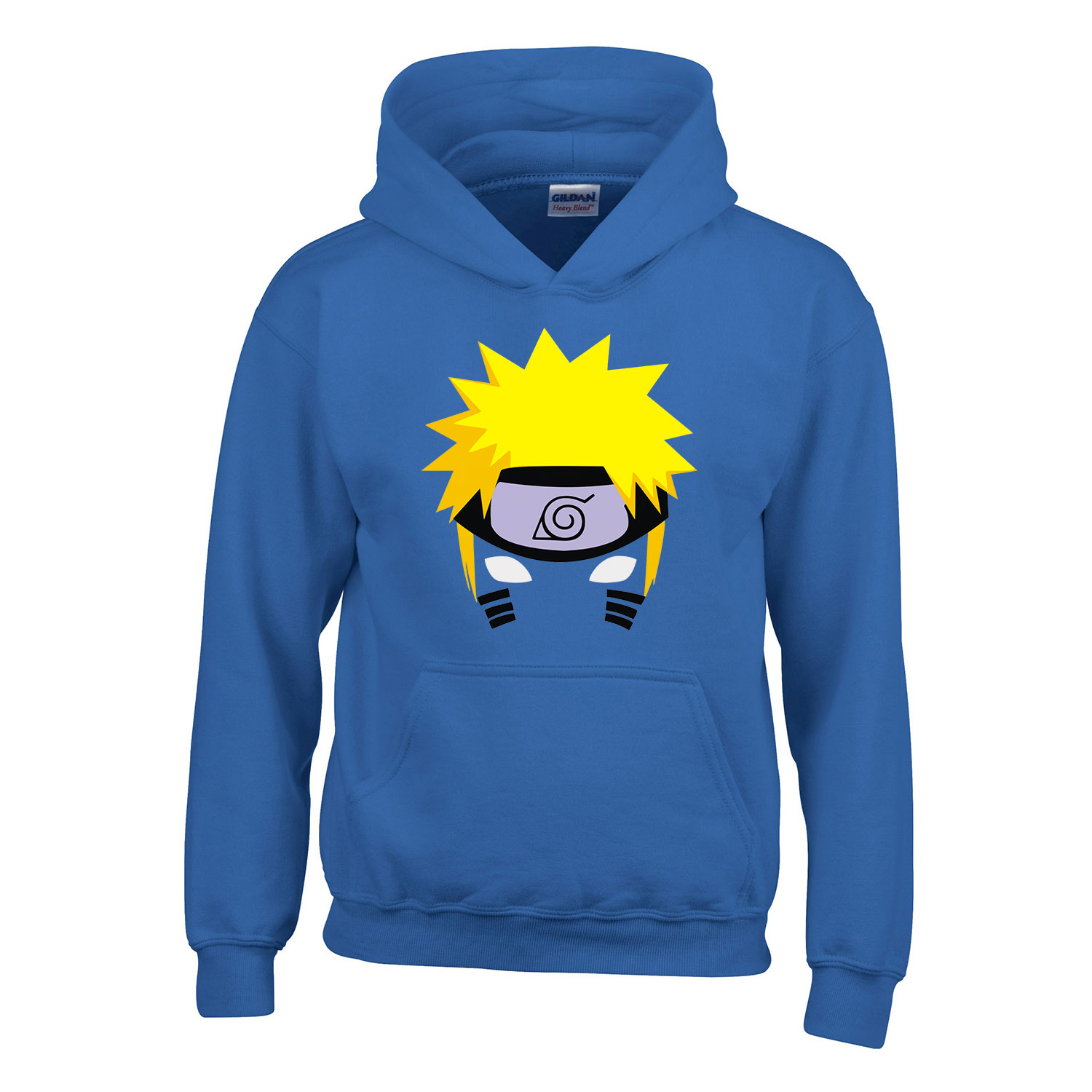 naruto Kék Gyerek Kapucnis Pulóver
