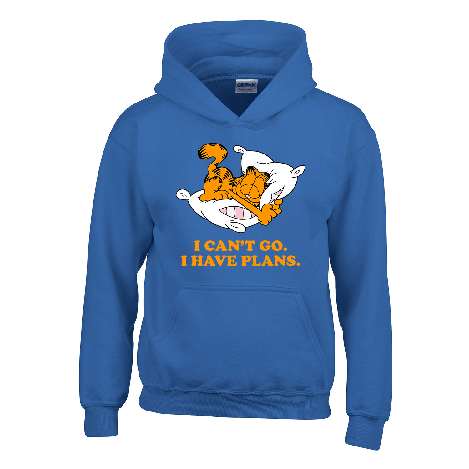 garfield alvós lusta Kék Gyerek Kapucnis Pulóver