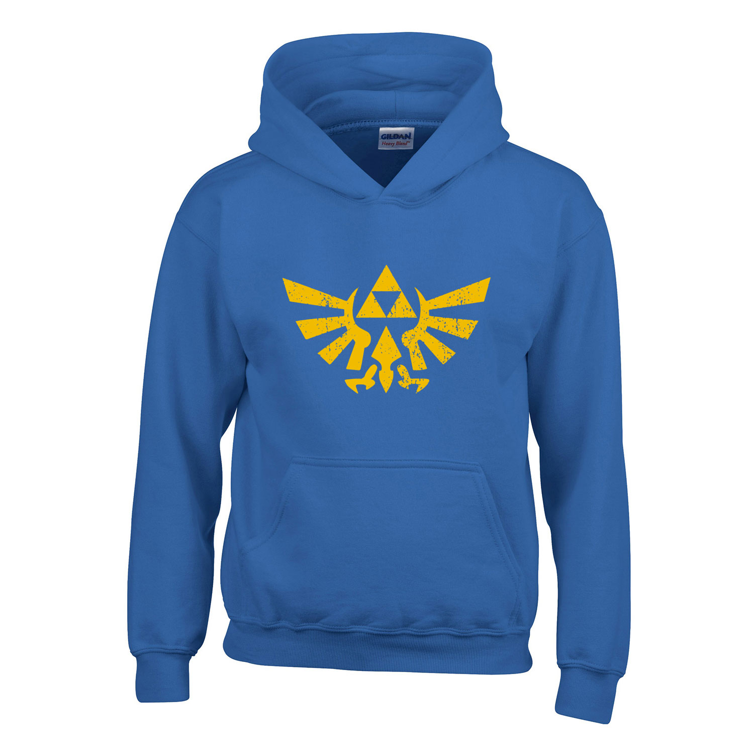 Hyrule Link Zelda Kék Gyerek Kapucnis Pulóver