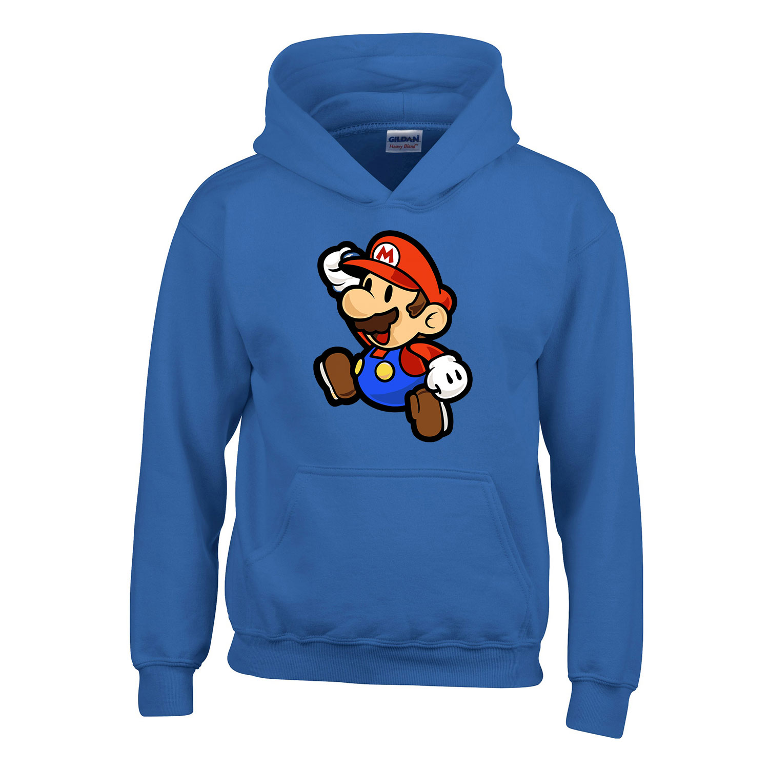super mario Kék Gyerek Kapucnis Pulóver