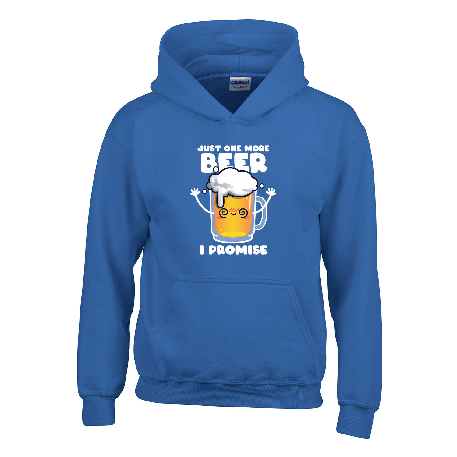 sör alkohol humor Kék Gyerek Kapucnis Pulóver