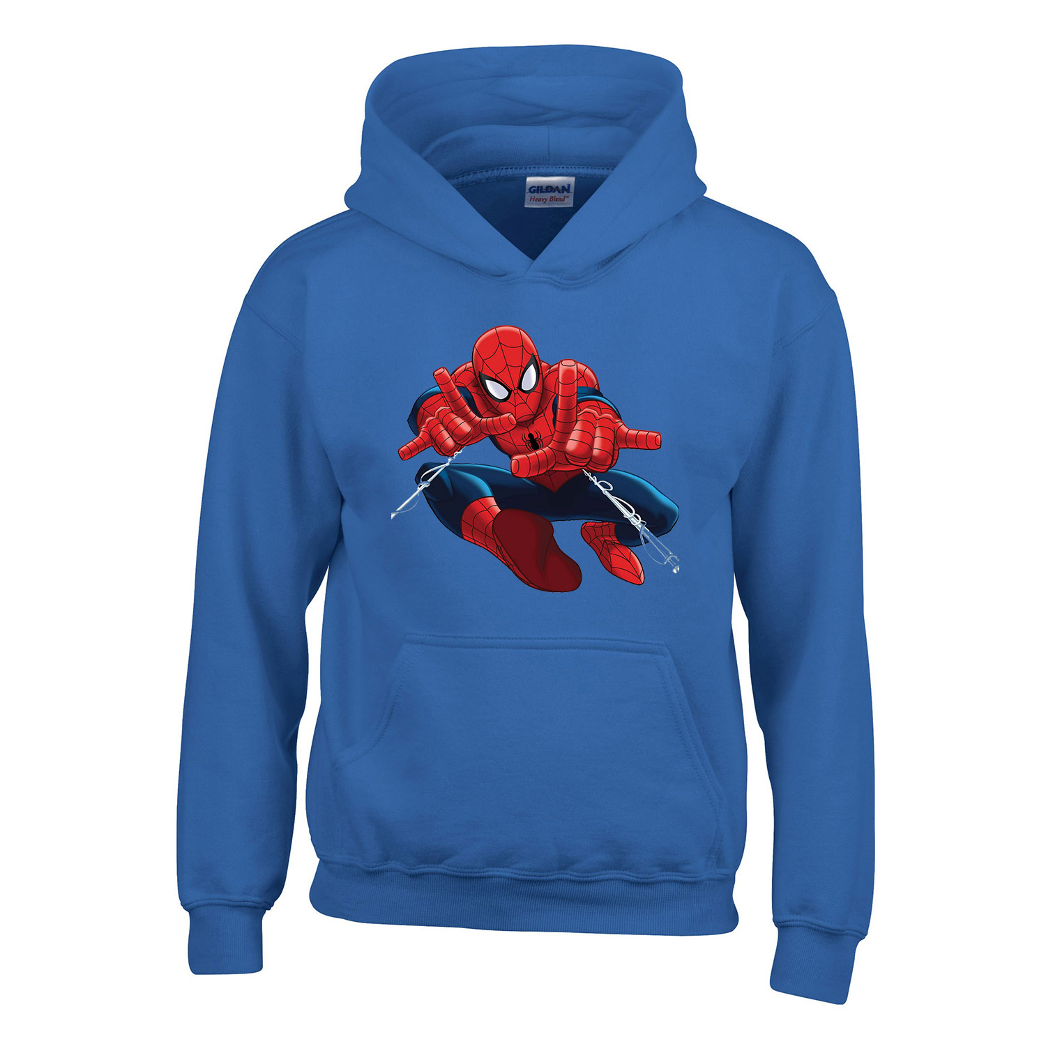 pókermber spider man Kék Gyerek Kapucnis Pulóver