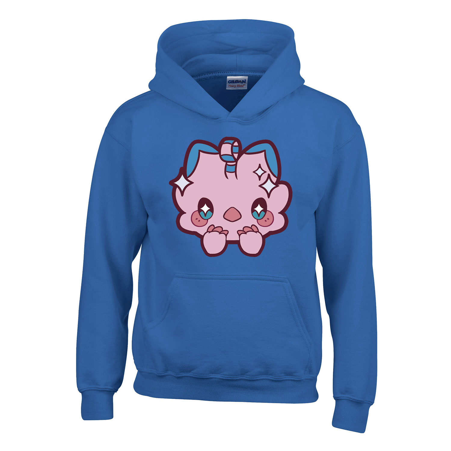 Biyomon digimon Kék Gyerek Kapucnis Pulóver
