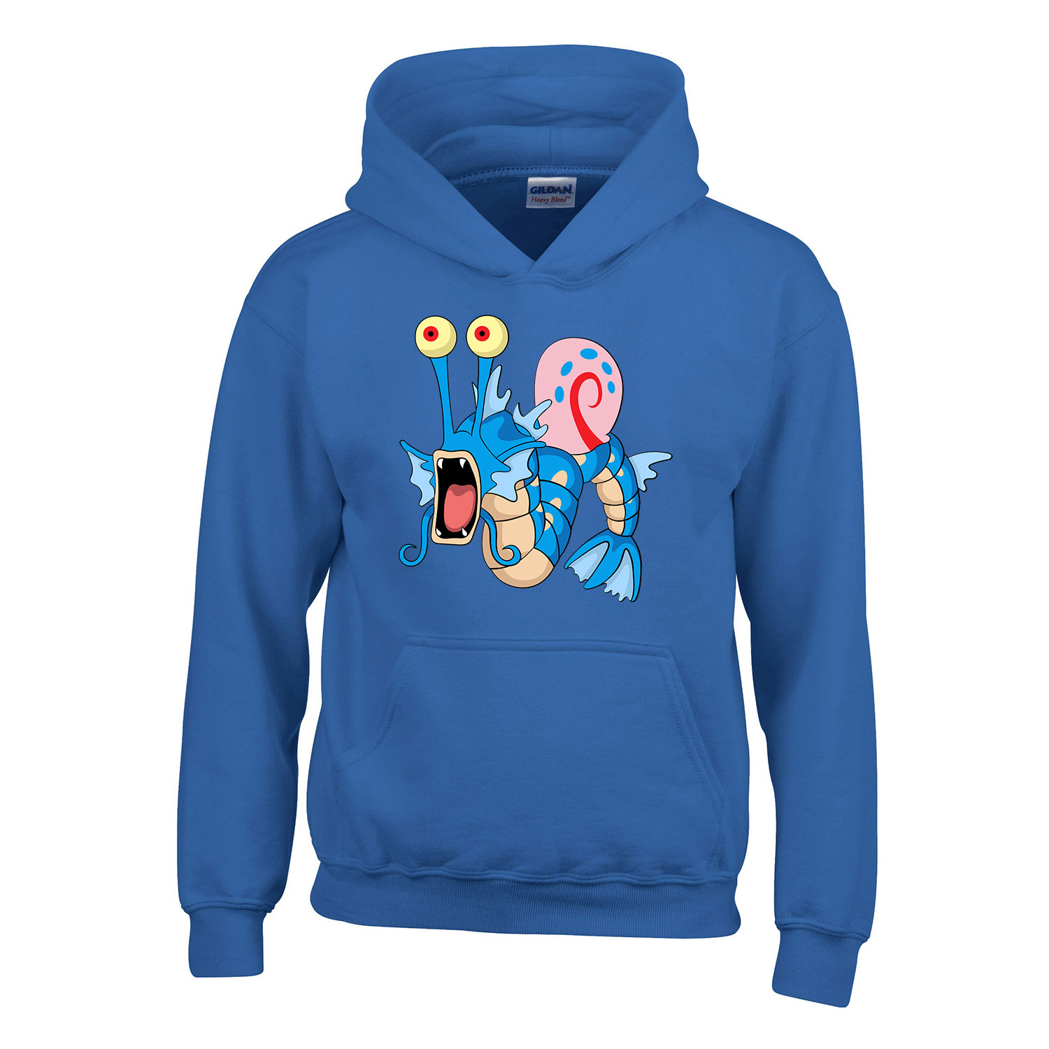 gyarados gary spongya bob Kék Gyerek Kapucnis Pulóver