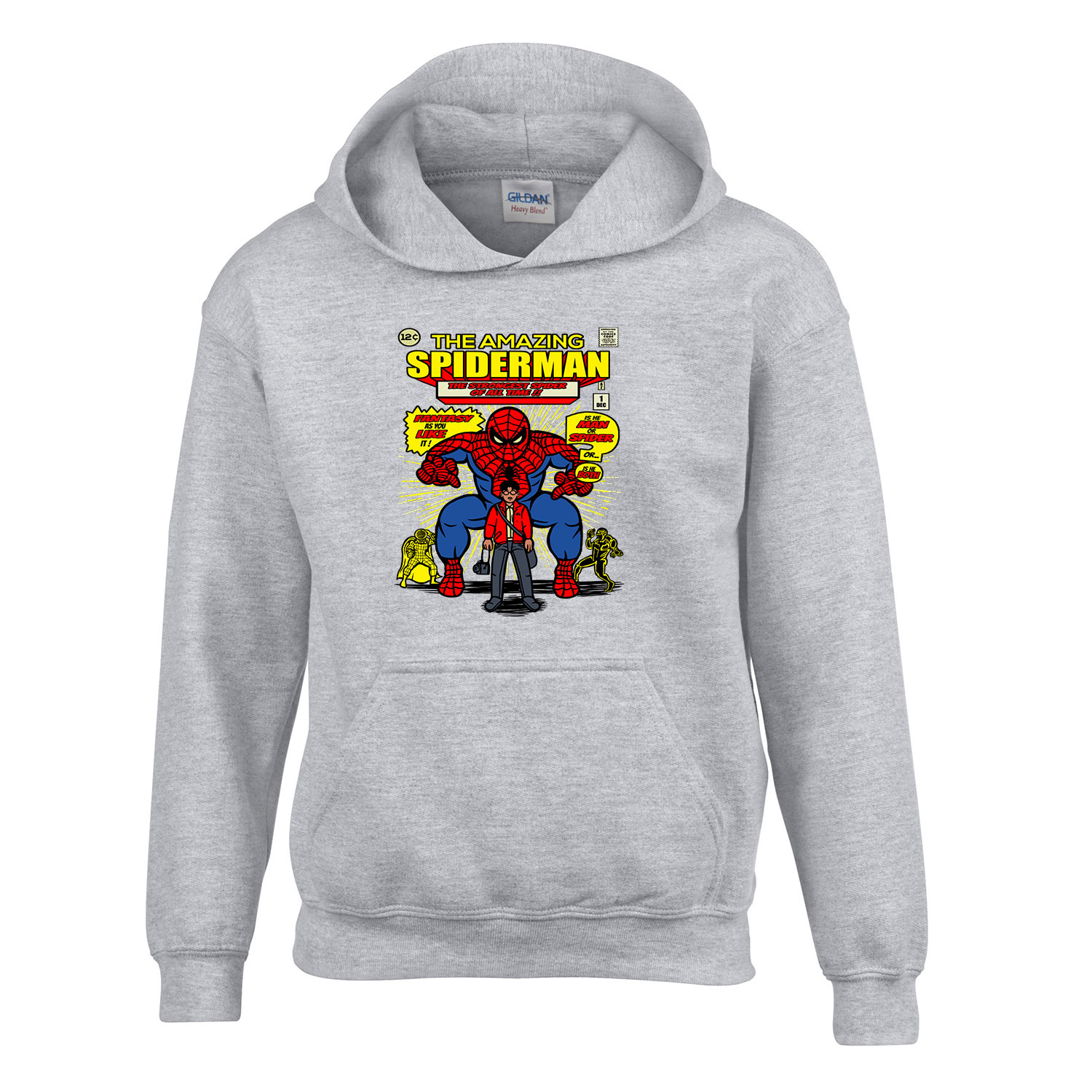 Amazing Spider Man pókember Sportszürke Gyerek Kapucnis Pulóver