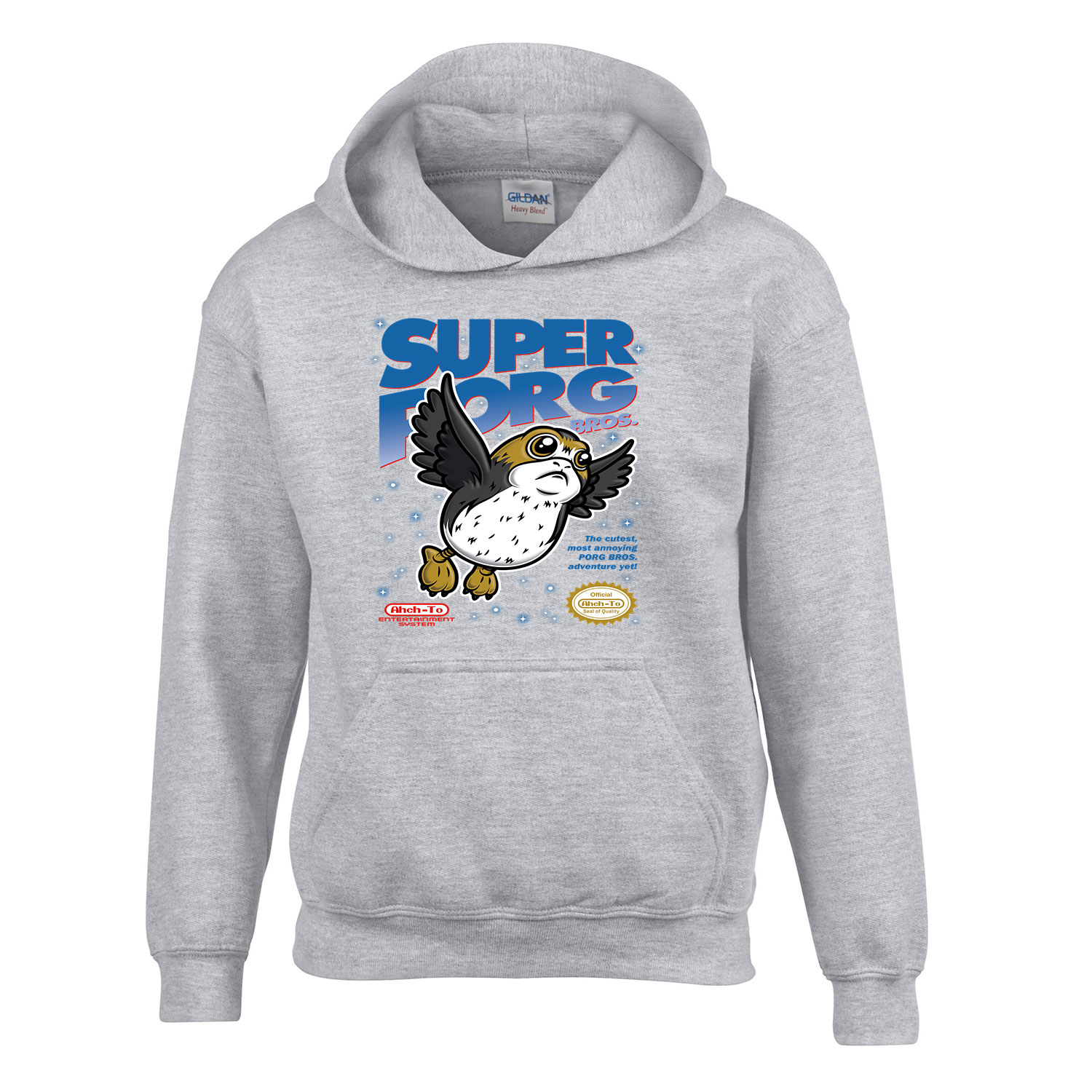 porg star wars Sportszürke Gyerek Kapucnis Pulóver