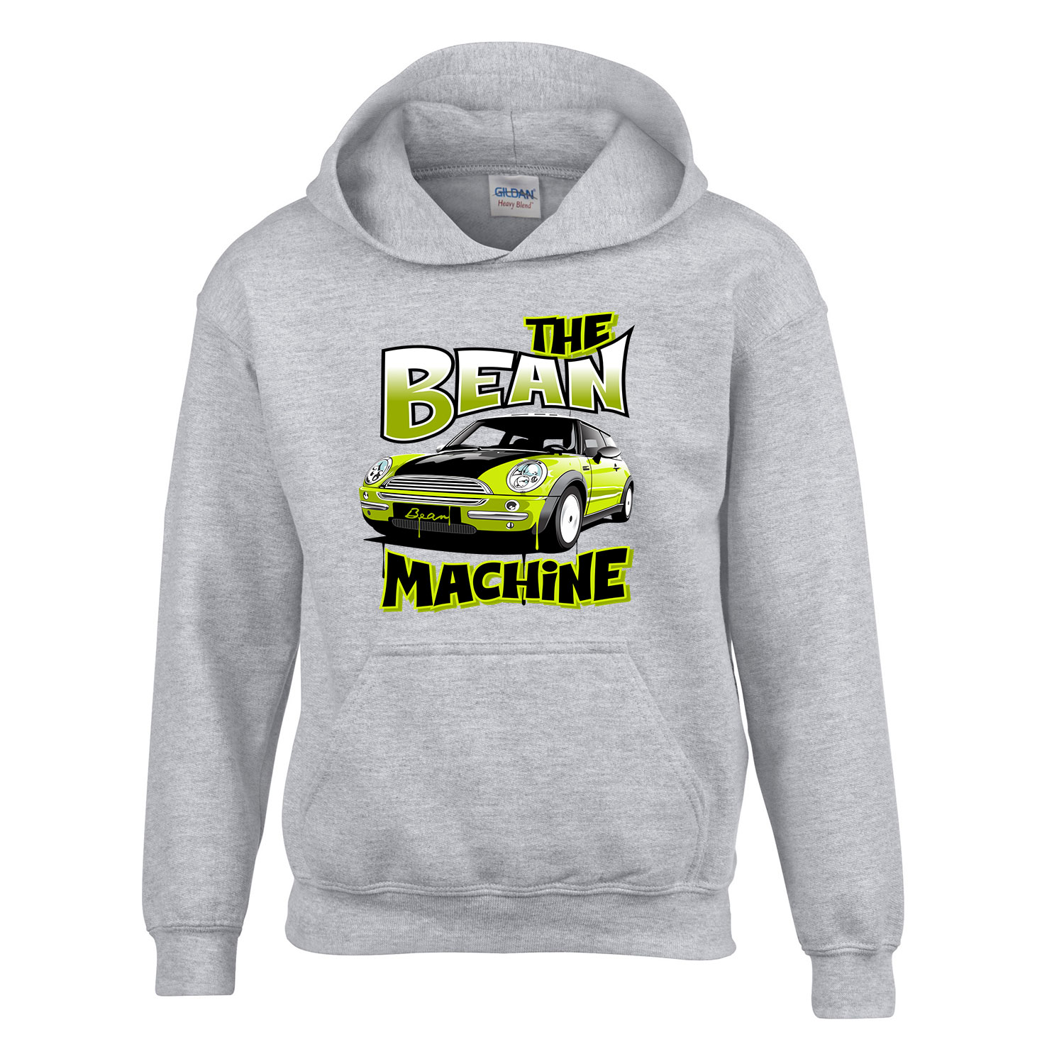 mr bean autó autós Sportszürke Gyerek Kapucnis Pulóver