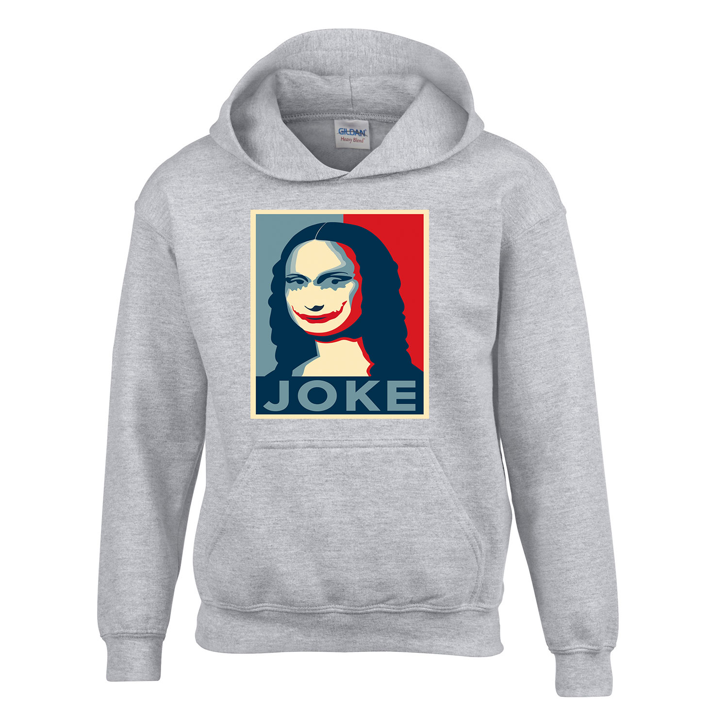 joker joke Sportszürke Gyerek Kapucnis Pulóver