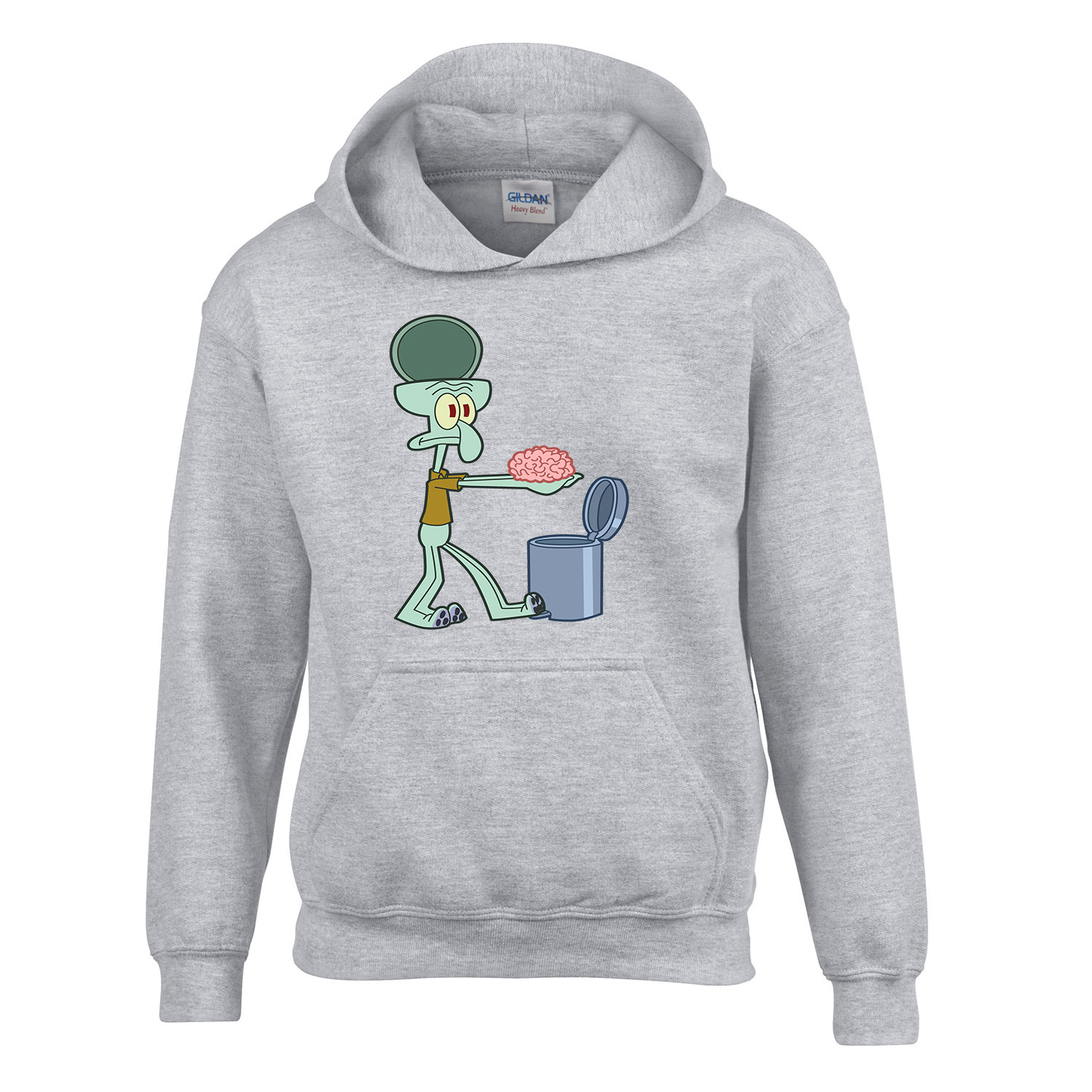 spongya bob tunyacsáp Sportszürke Gyerek Kapucnis Pulóver