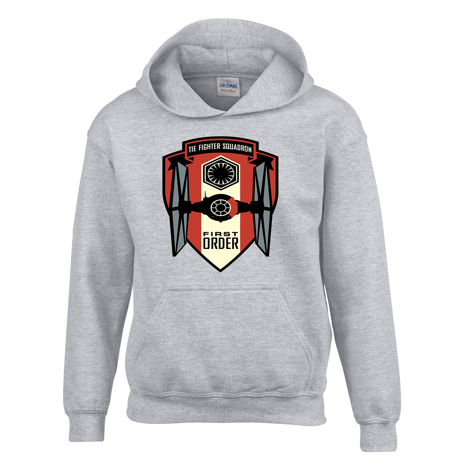 star wars first order Sportszürke Gyerek Kapucnis Pulóver