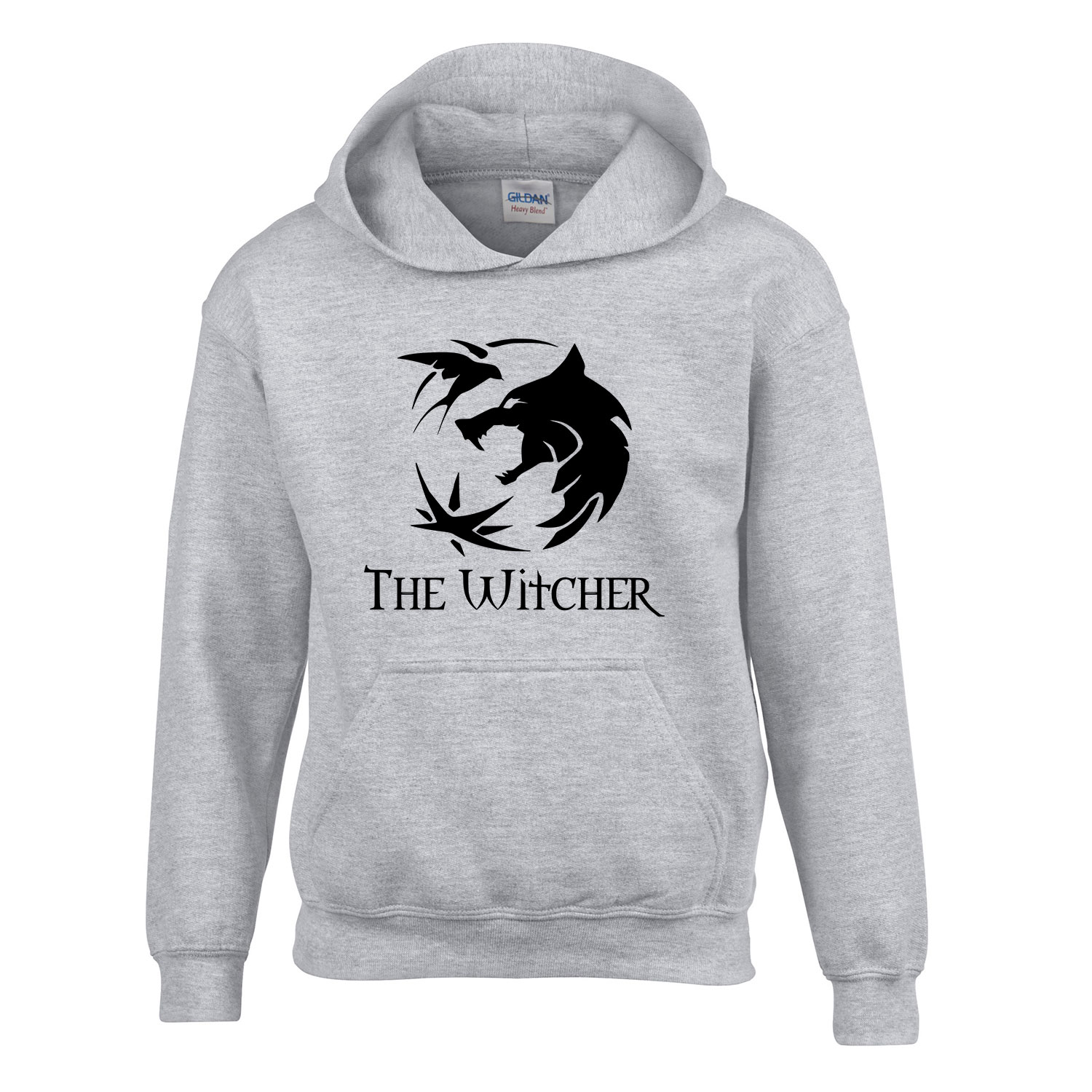 A Vaják The Witcher Sportszürke Gyerek Kapucnis Pulóver