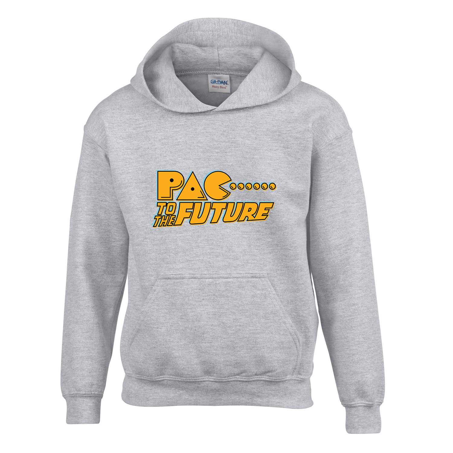 Pac Man Future Sportszürke Gyerek Kapucnis Pulóver