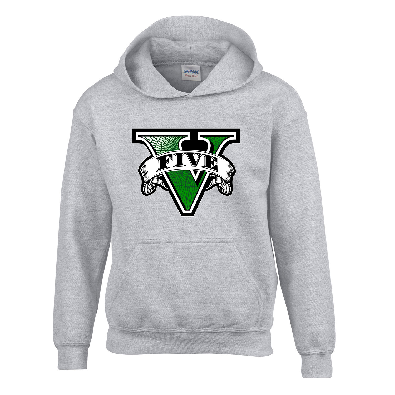 gta 5 grand theft auto Sportszürke Gyerek Kapucnis Pulóver