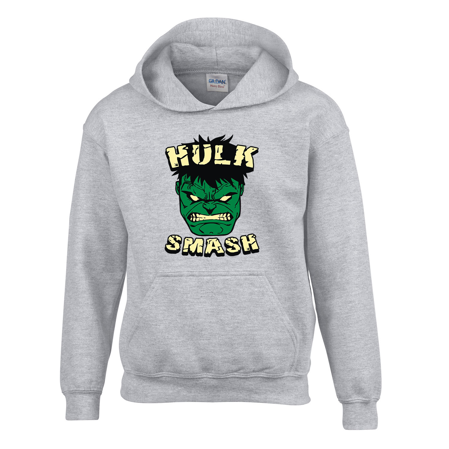 hulk smash avengers bosszúállók Sportszürke Gyerek Kapucnis Pulóver