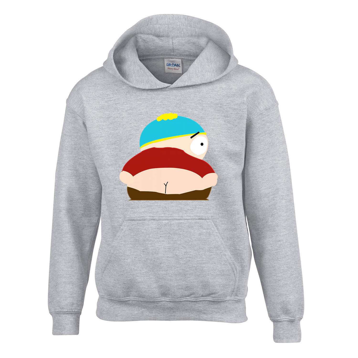 south park eric cartman segg Sportszürke Gyerek Kapucnis Pulóver