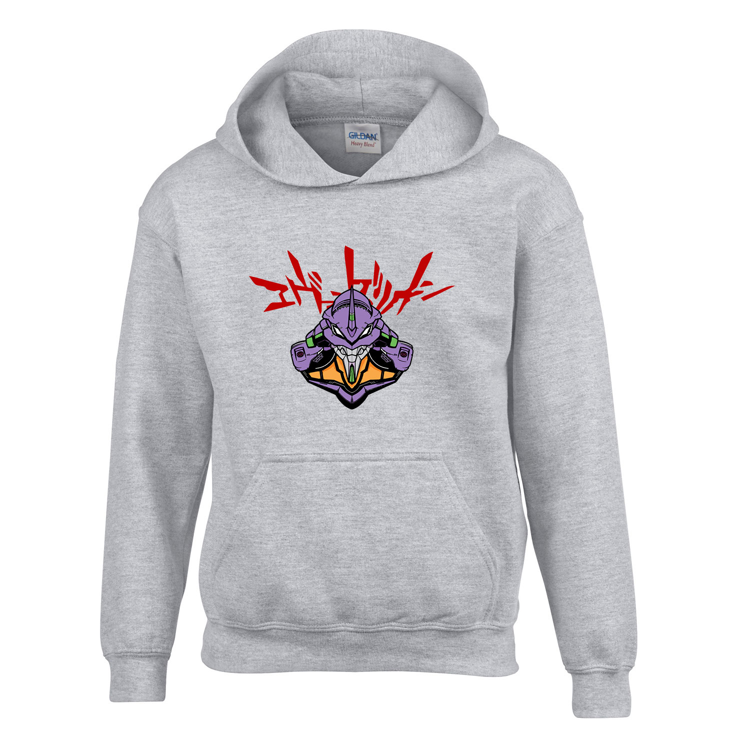 evangelion eva unit Sportszürke Gyerek Kapucnis Pulóver
