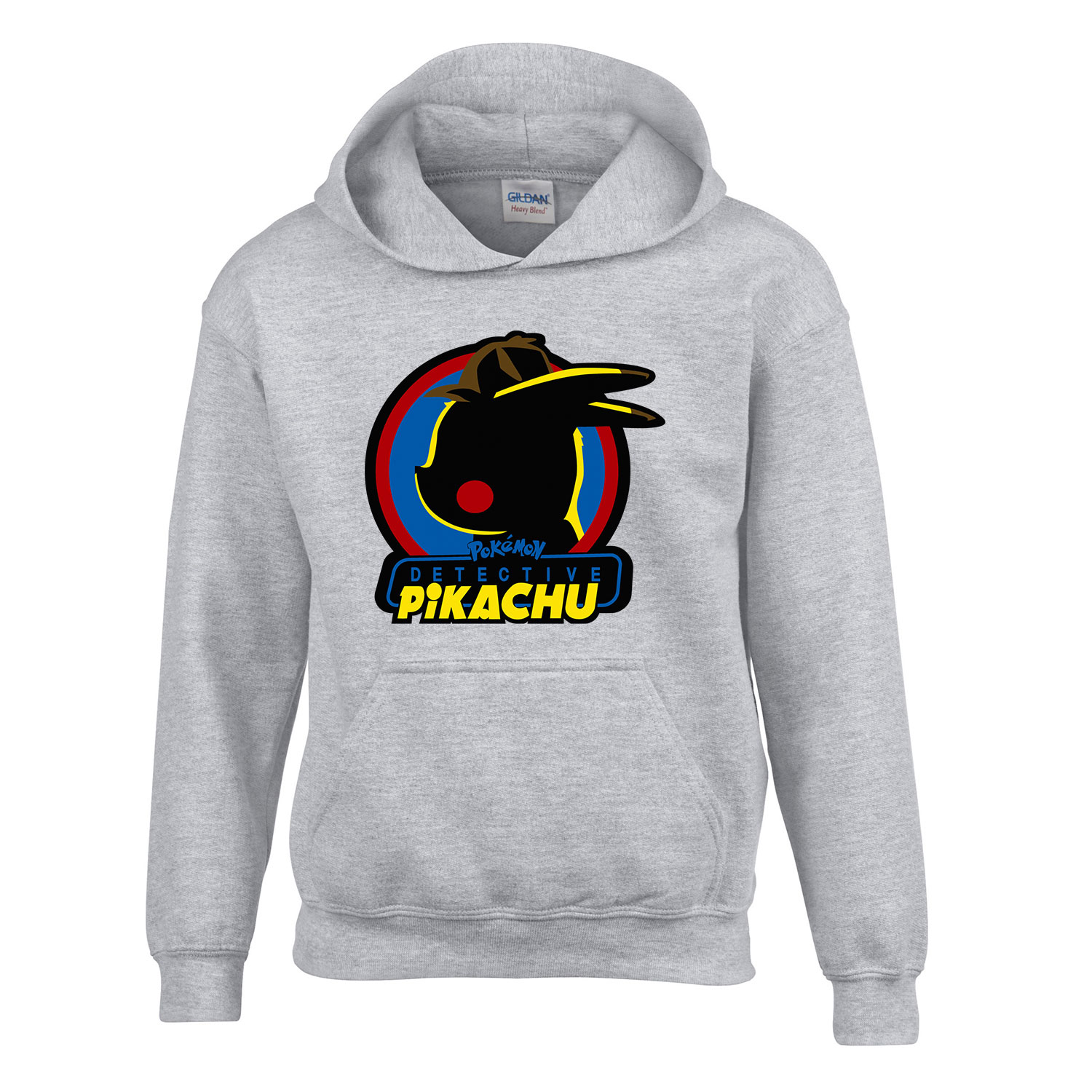 pokemon pikachu Sportszürke Gyerek Kapucnis Pulóver