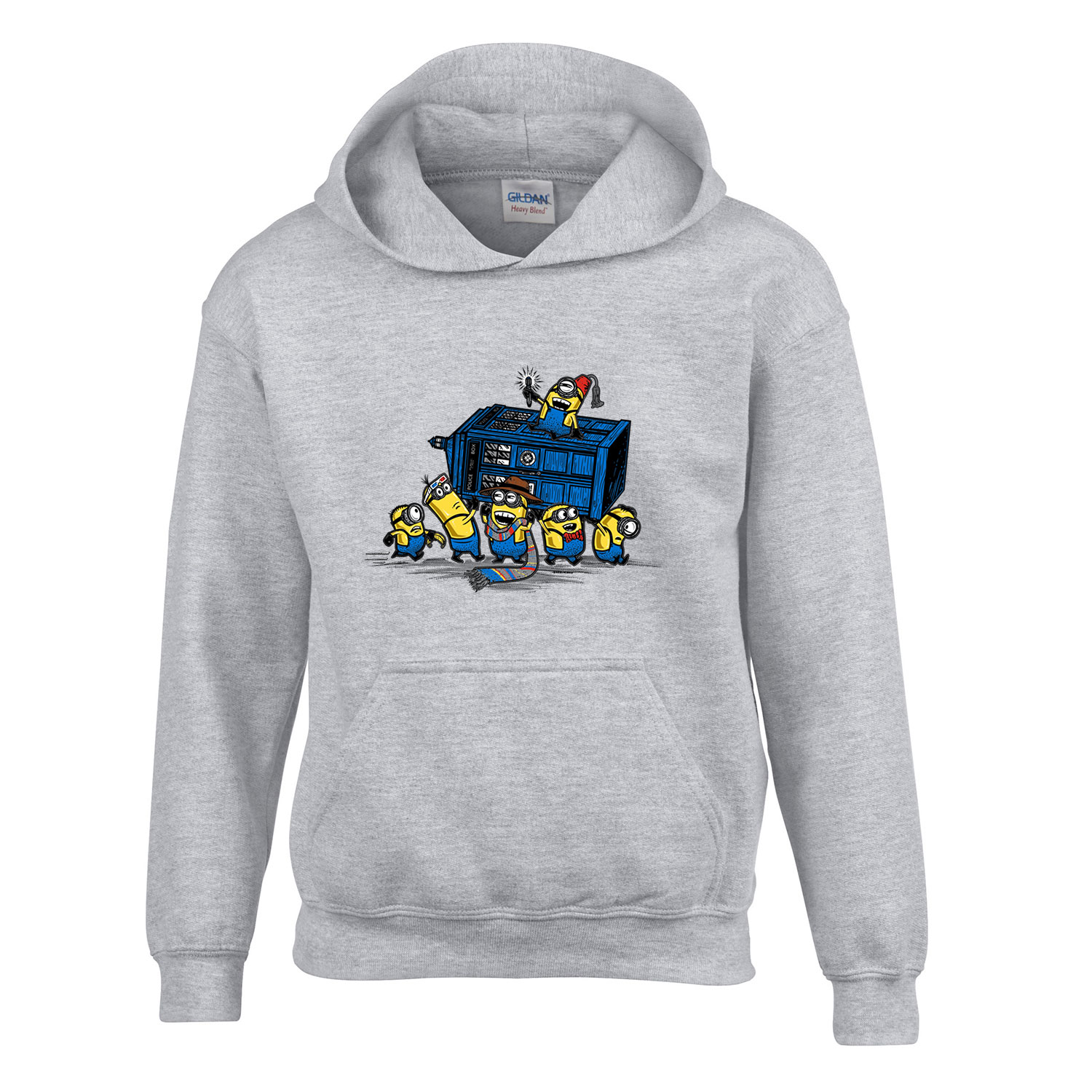 minionok minyonok Sportszürke Gyerek Kapucnis Pulóver