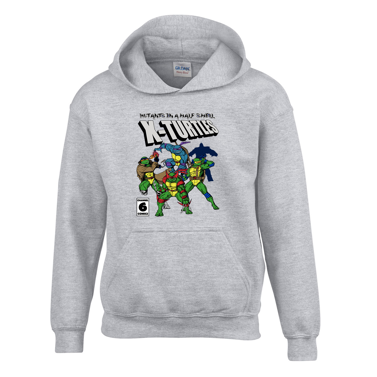 tini ninja teknőcök tmnt Sportszürke Gyerek Kapucnis Pulóver