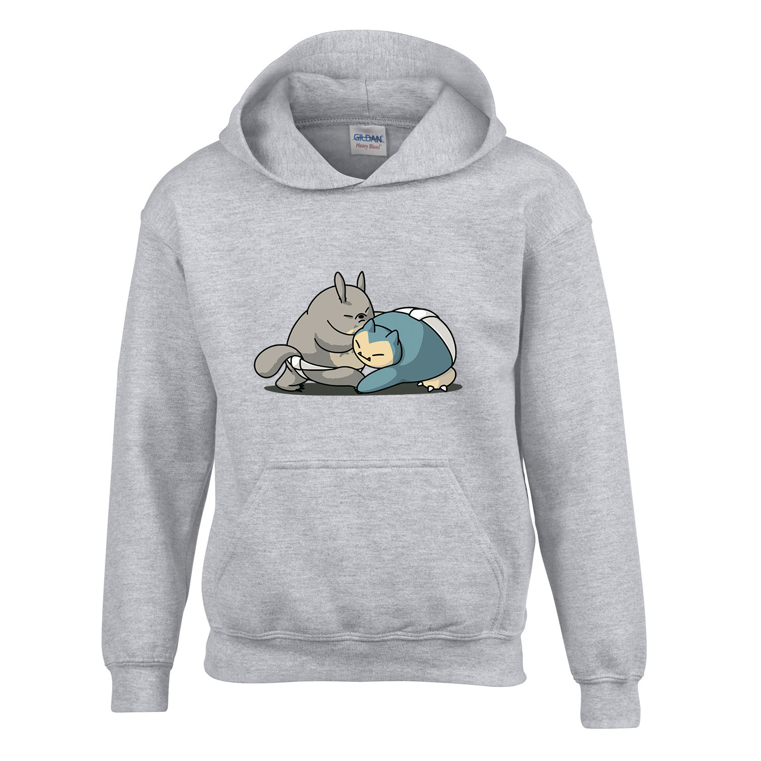 snorlax totoro Sportszürke Gyerek Kapucnis Pulóver