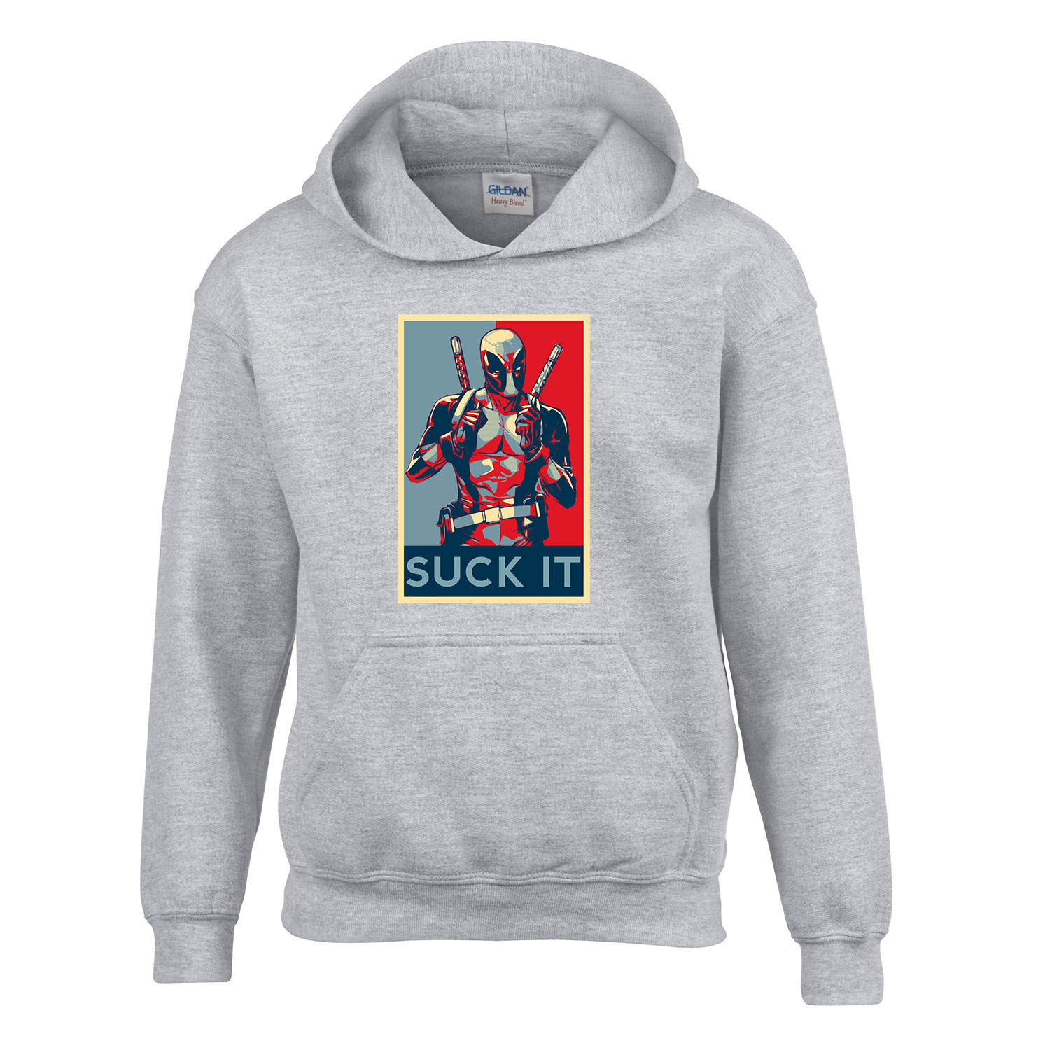 deadpool  Sportszürke Gyerek Kapucnis Pulóver