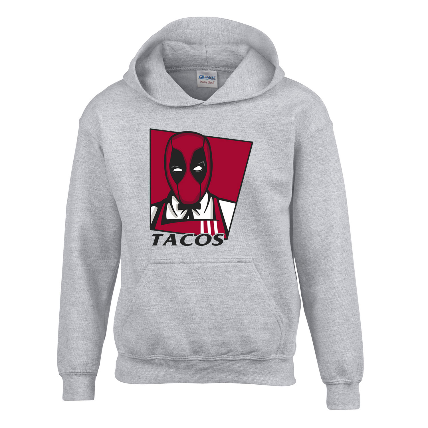deadpool taco Sportszürke Gyerek Kapucnis Pulóver