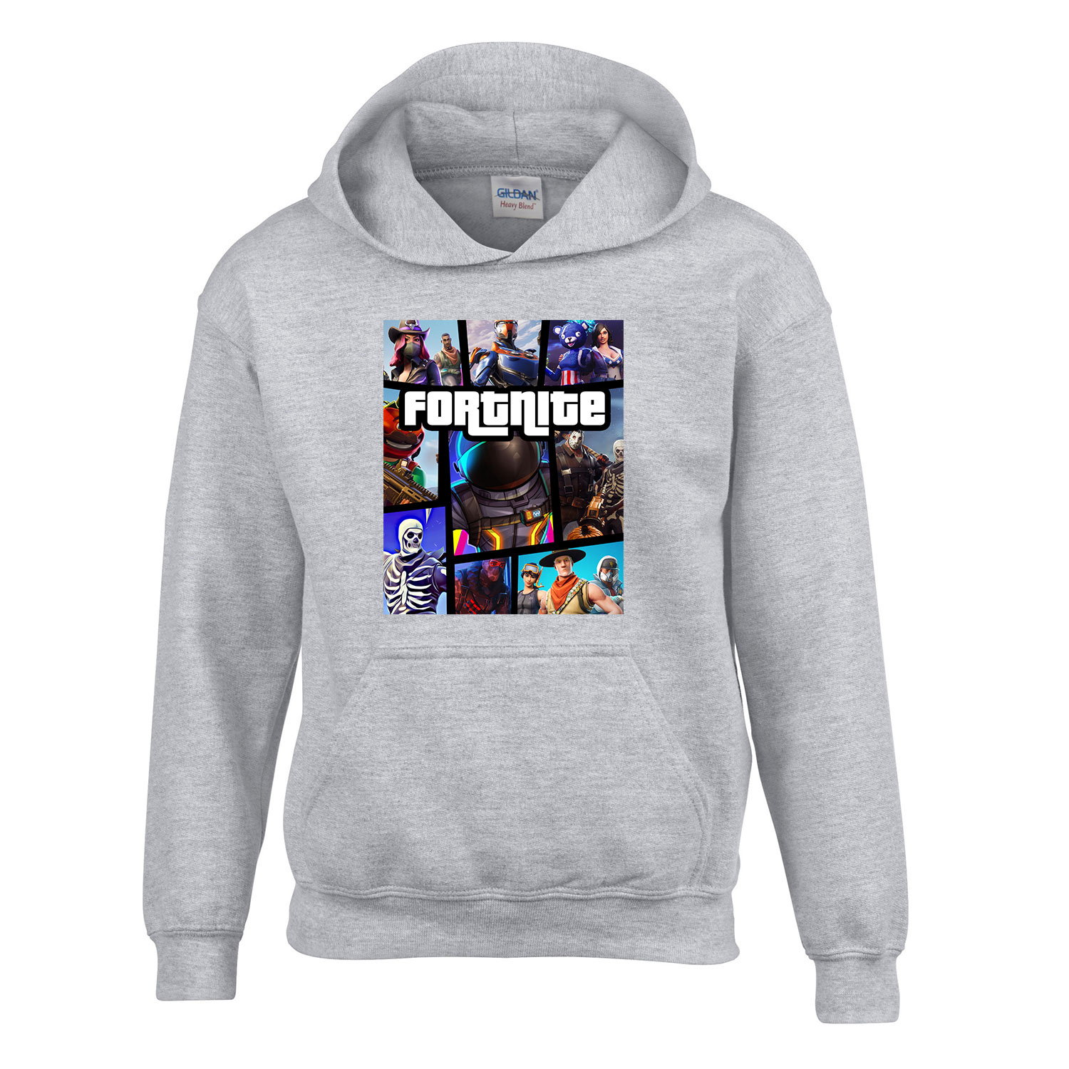 fortnite gta Sportszürke Gyerek Kapucnis Pulóver