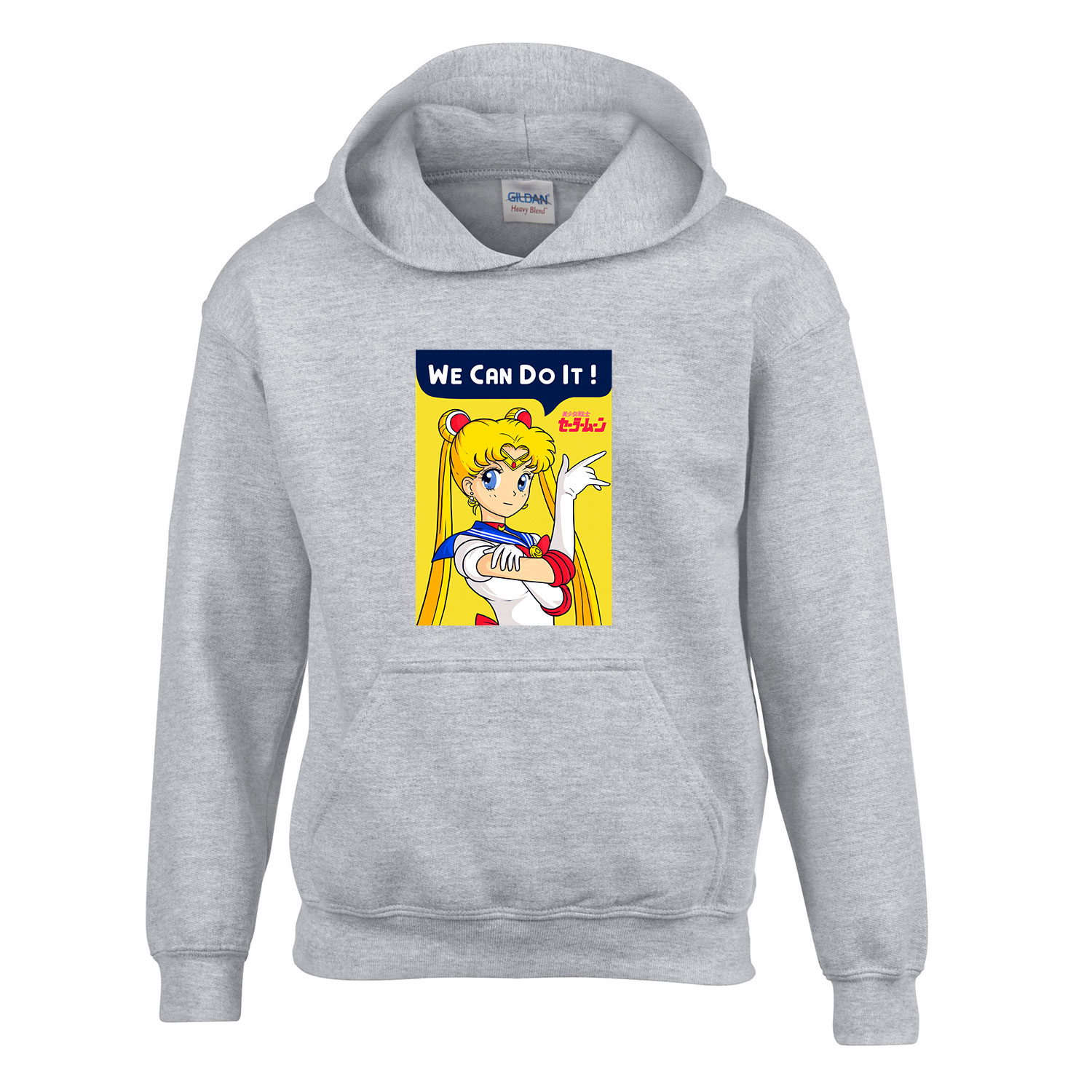 sailor moon Sportszürke Gyerek Kapucnis Pulóver