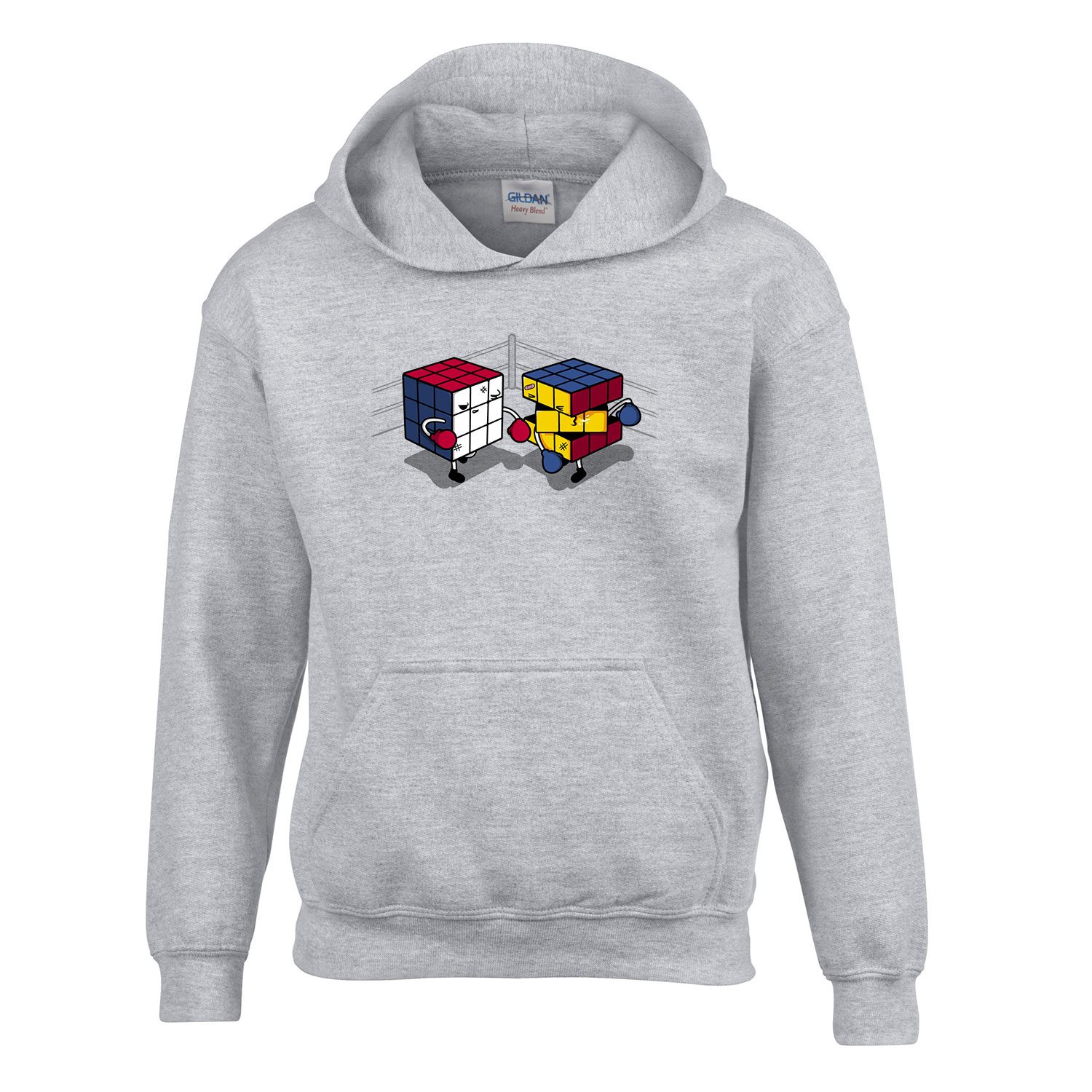 rubik kocka rubics cube Sportszürke Gyerek Kapucnis Pulóver