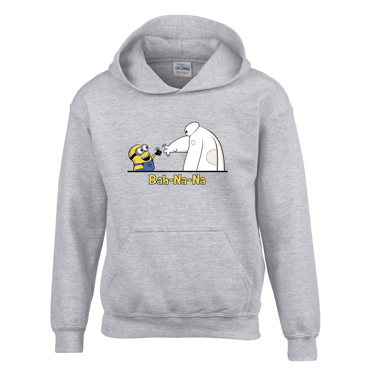 banana minion minyon minyonok baymax Sportszürke Gyerek Kapucnis Pulóver