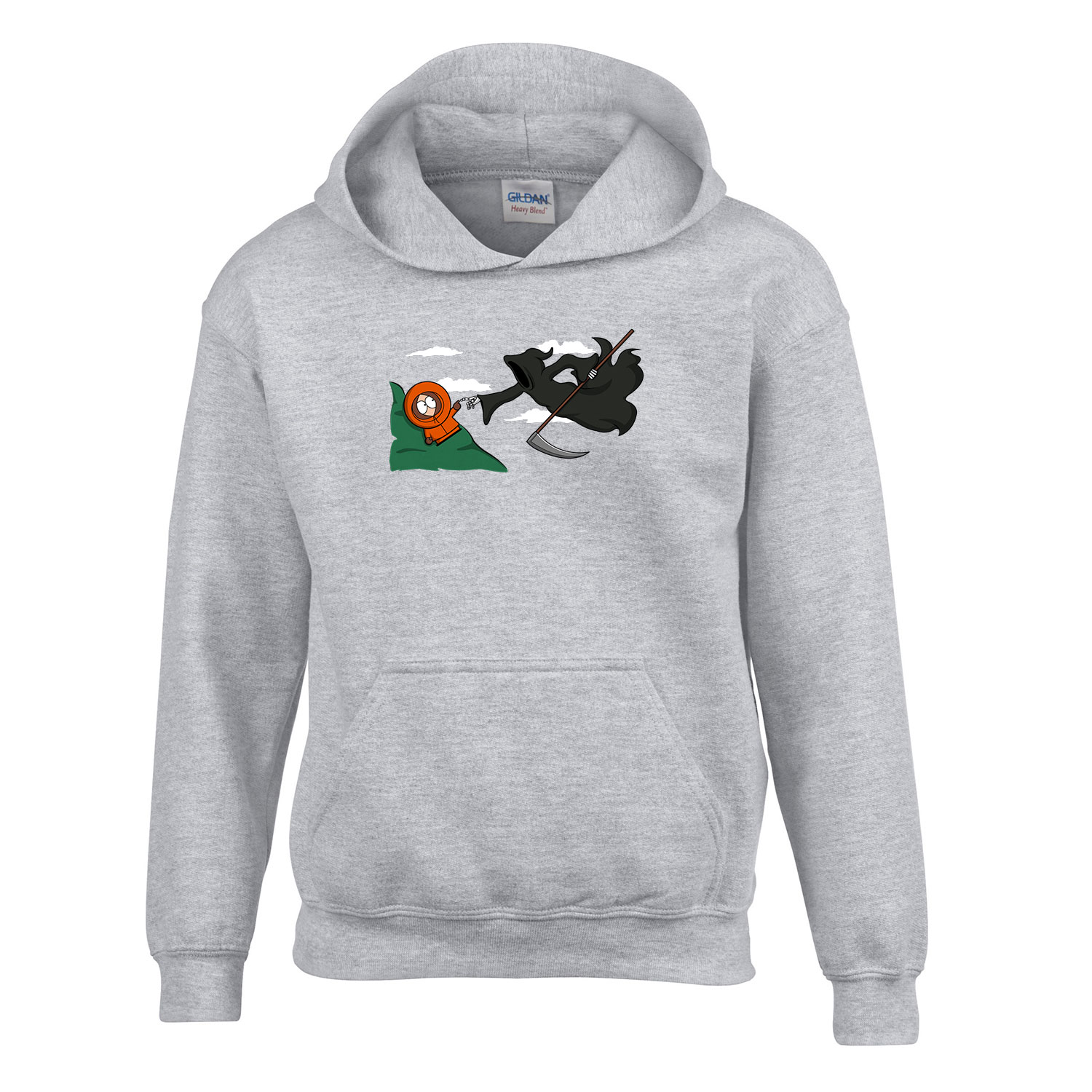 south park kenny Sportszürke Gyerek Kapucnis Pulóver