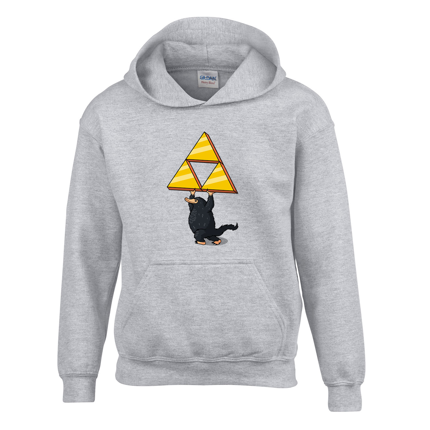 niffler furkász Sportszürke Gyerek Kapucnis Pulóver