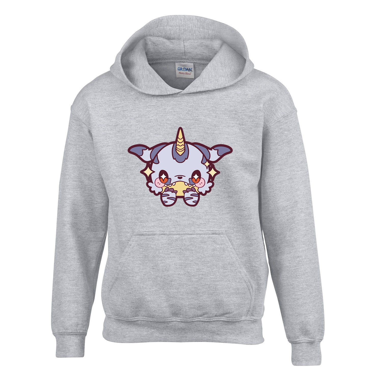 digimon gabumon Sportszürke Gyerek Kapucnis Pulóver