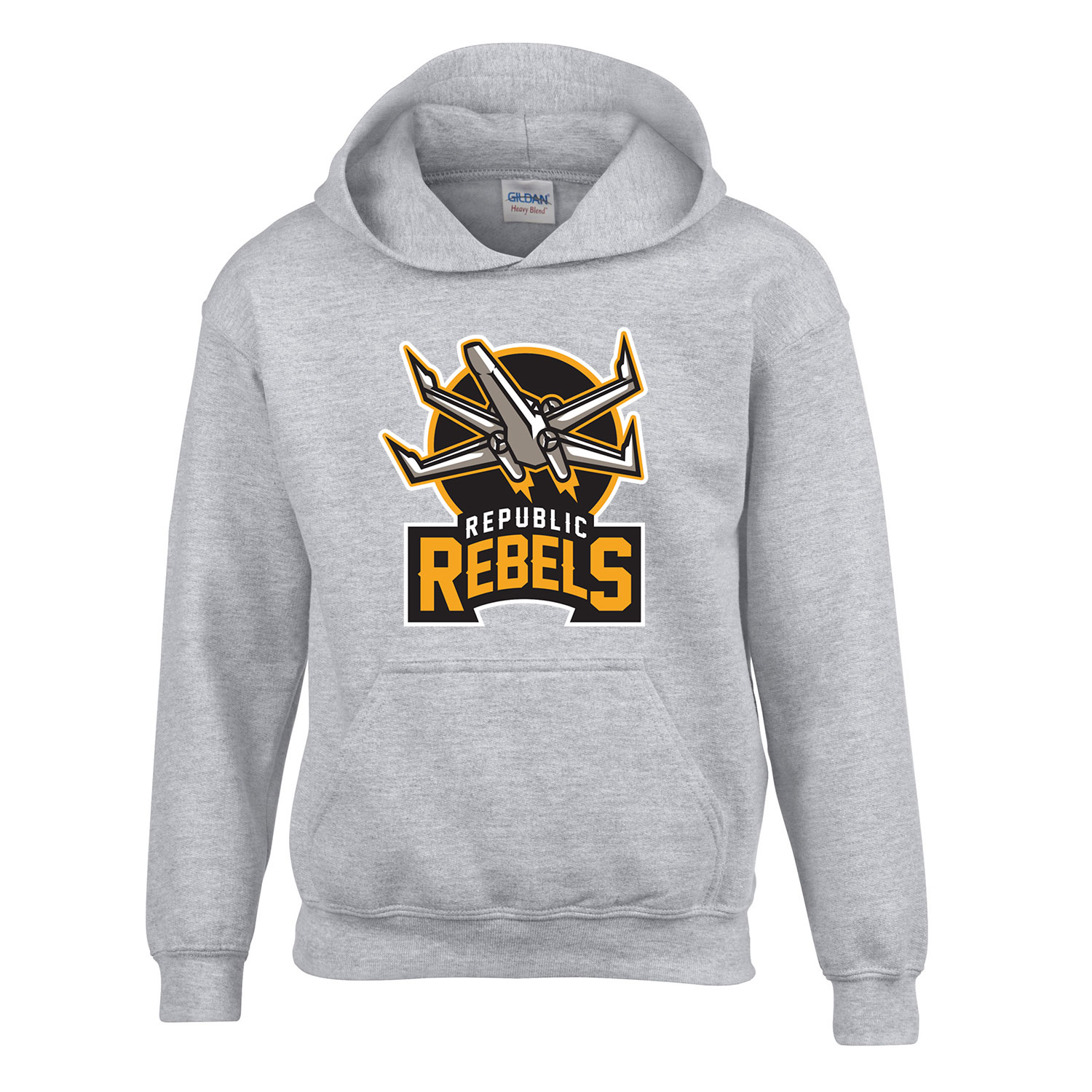 rebels star wars x szárnyú Sportszürke Gyerek Kapucnis Pulóver