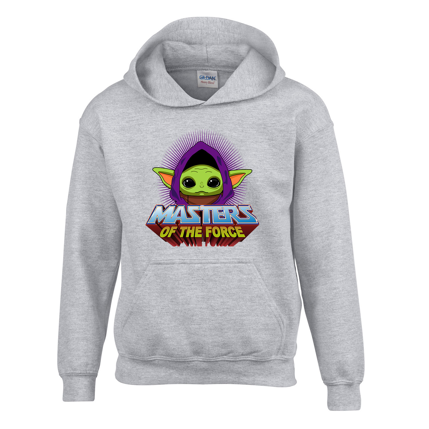 baba yoda baby yoda force Sportszürke Gyerek Kapucnis Pulóver