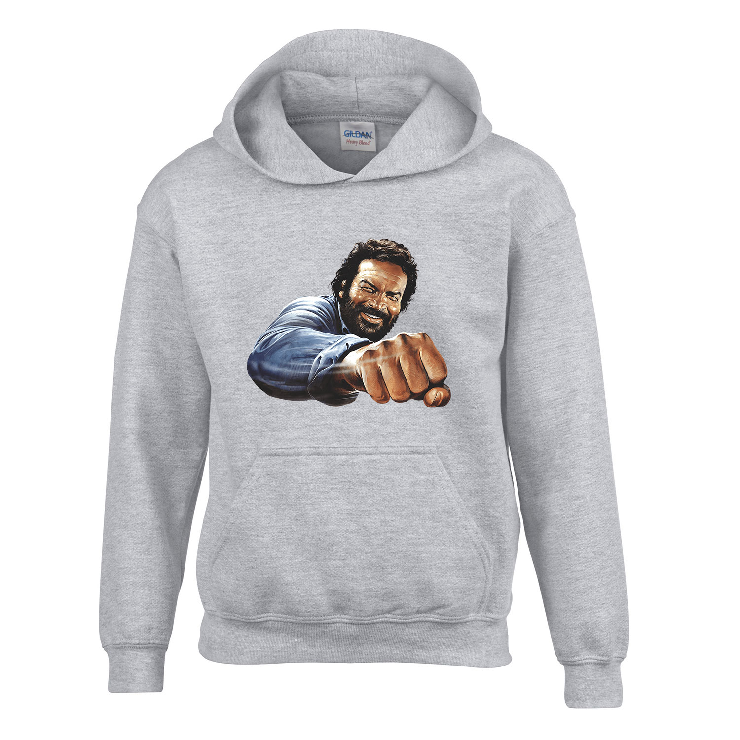bud spencer pofon Sportszürke Gyerek Kapucnis Pulóver