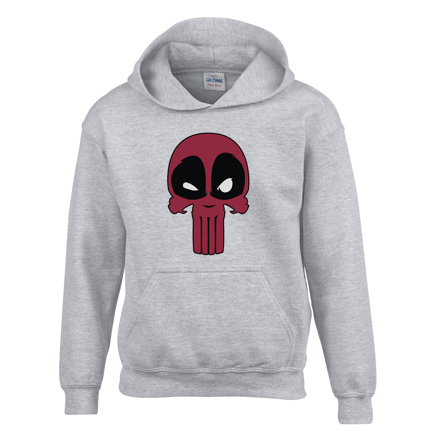 deadpool Sportszürke Gyerek Kapucnis Pulóver