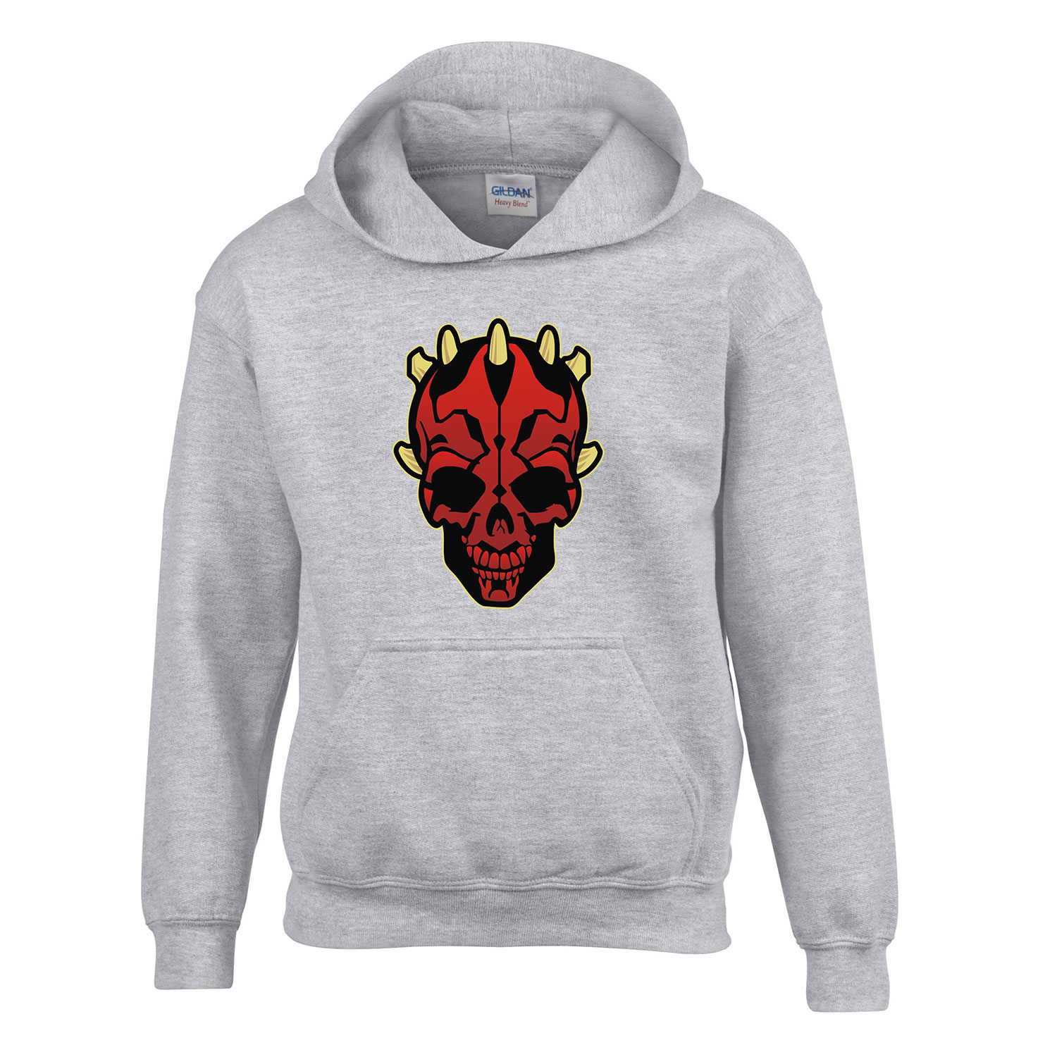 darth maul koponya Sportszürke Gyerek Kapucnis Pulóver