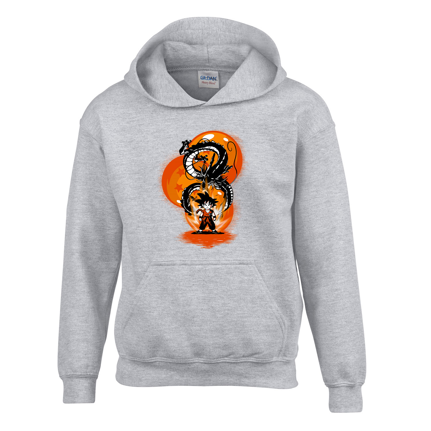 son goku dragon ball Sportszürke Gyerek Kapucnis Pulóver
