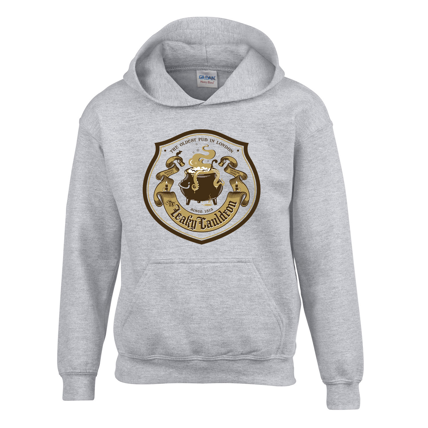 harry potter foltozott üst Sportszürke Gyerek Kapucnis Pulóver