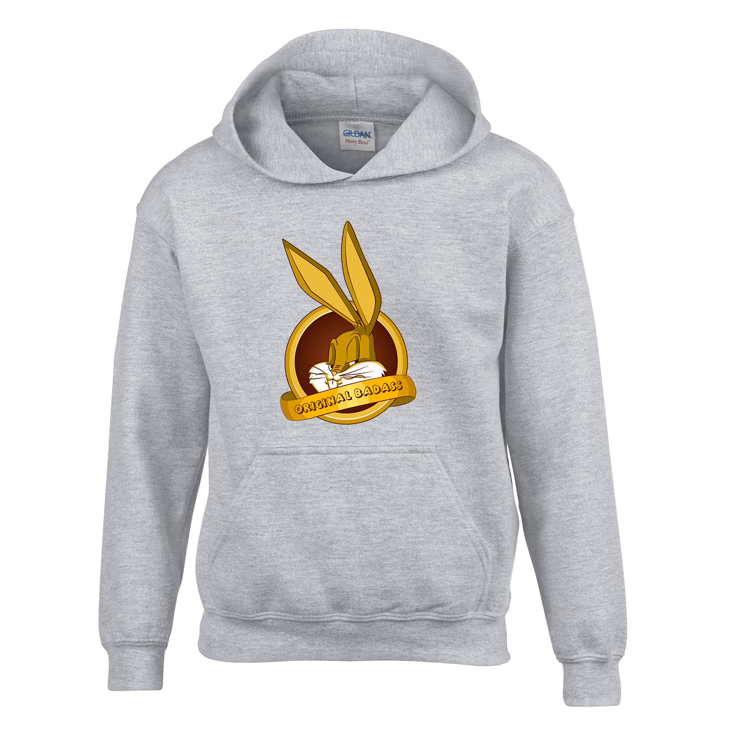 Bugs Bunny Tapsi Hapsi Sportszürke Gyerek Kapucnis Pulóver
