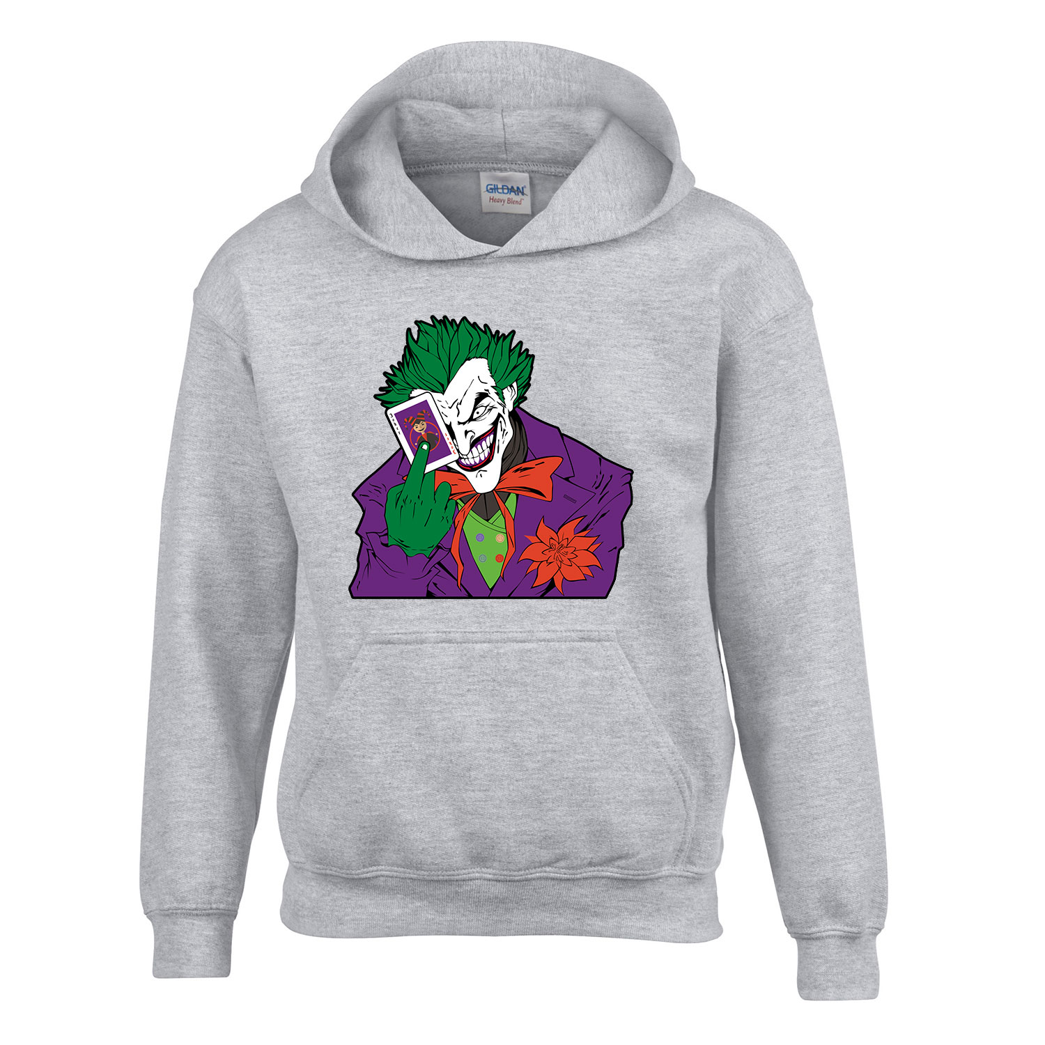 Joker Sportszürke Gyerek Kapucnis Pulóver