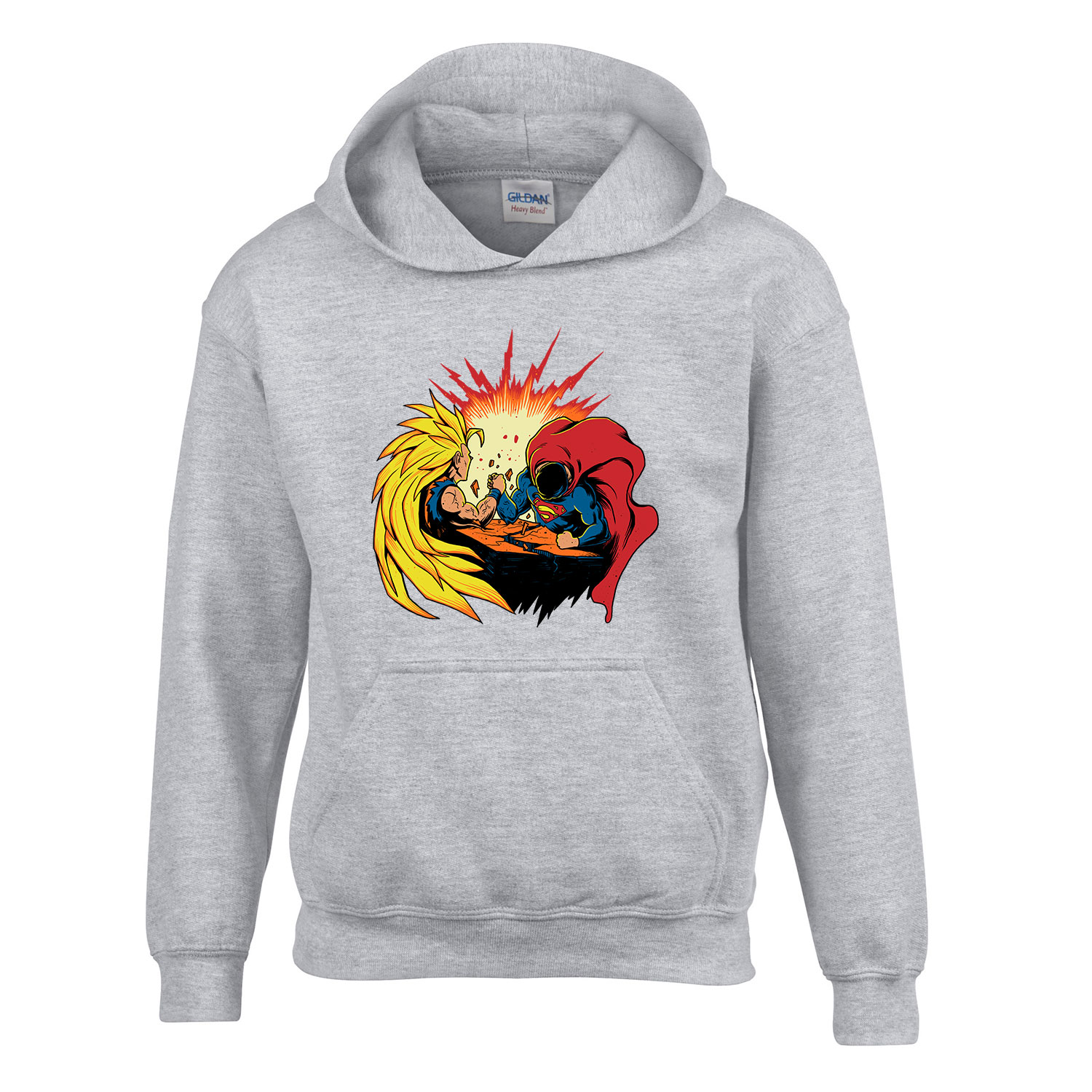 son goku superman Sportszürke Gyerek Kapucnis Pulóver