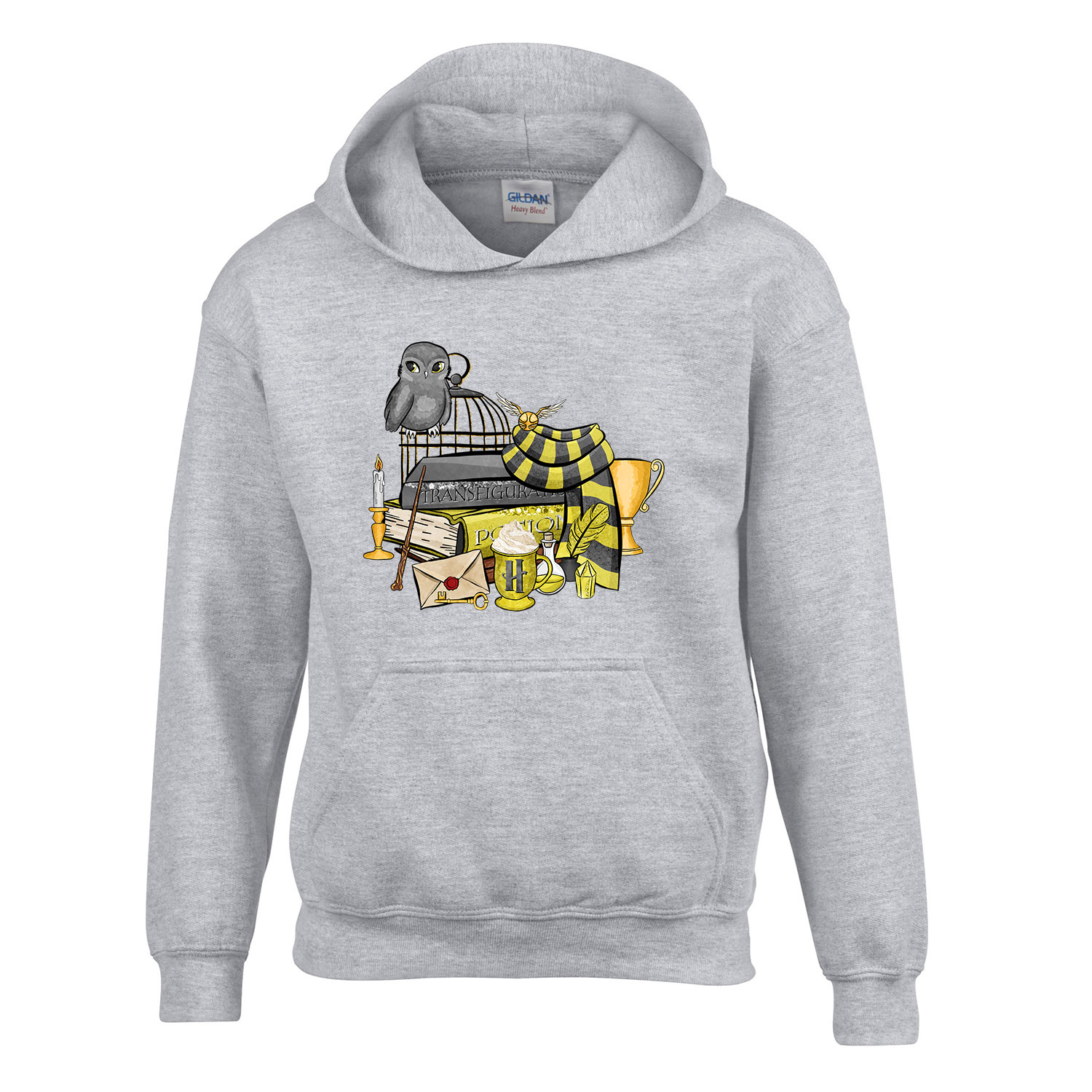hufflepuff hugrabug harry potter Sportszürke Gyerek Kapucnis Pulóver